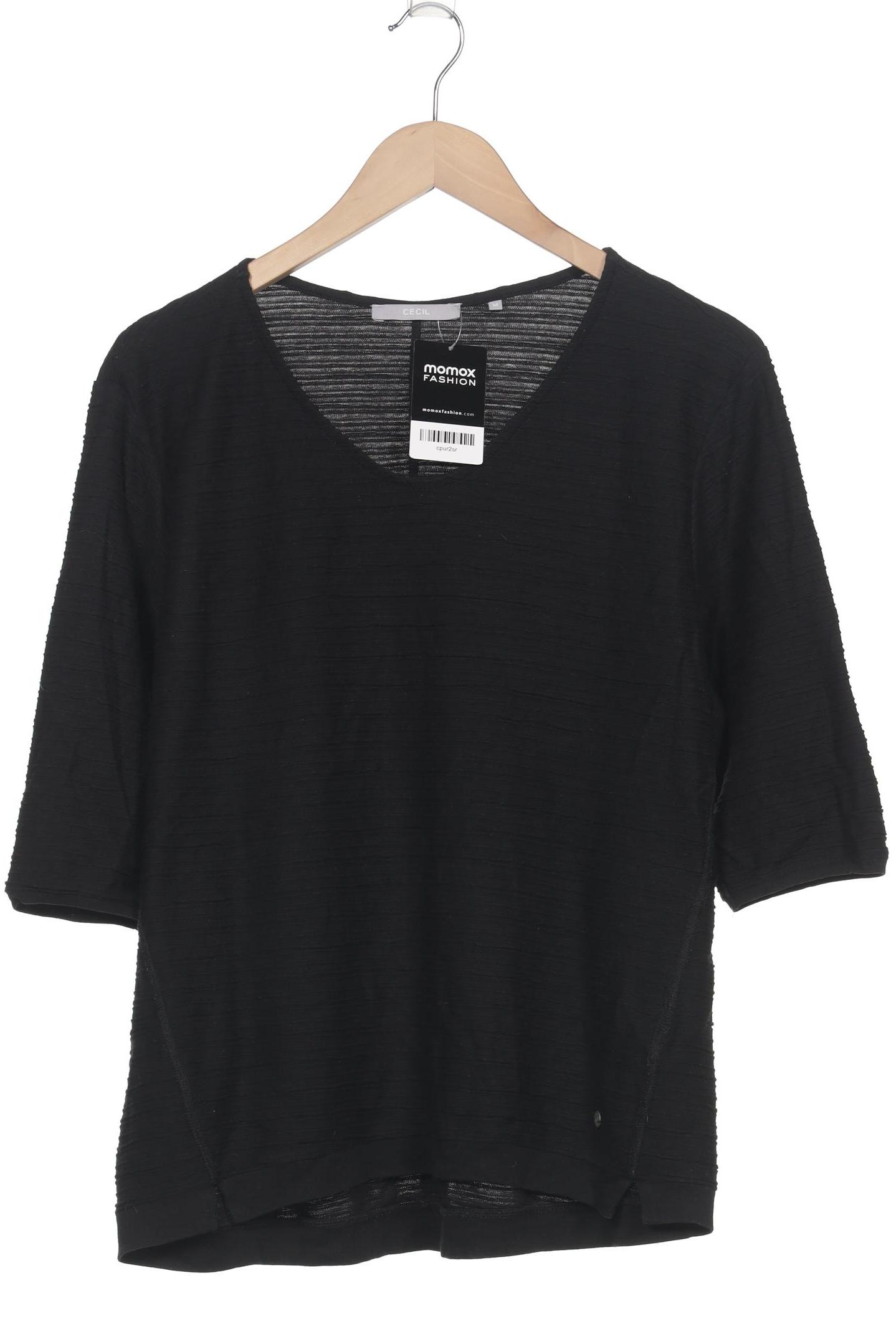 

Cecil Damen T-Shirt, schwarz, Gr. 38