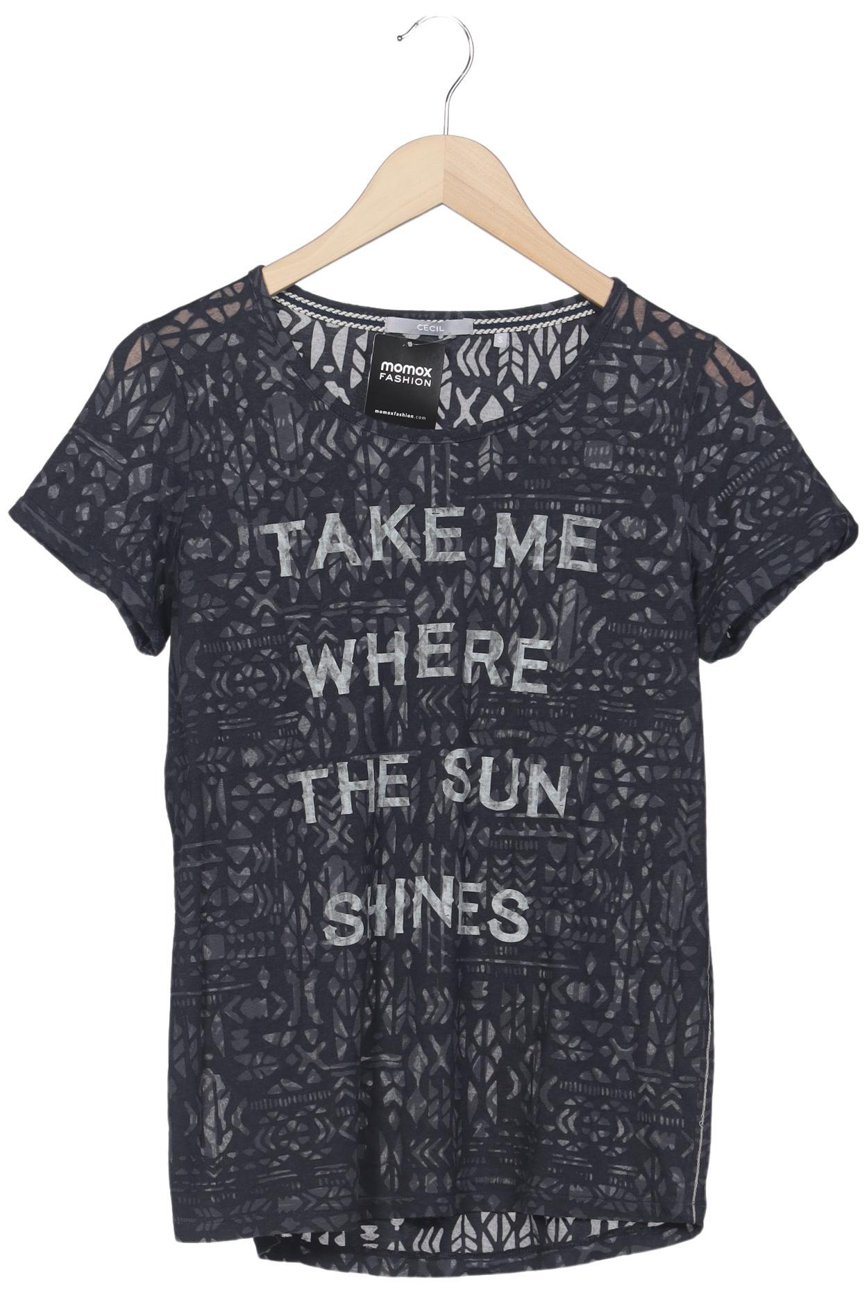 

Cecil Damen T-Shirt, marineblau, Gr. 36