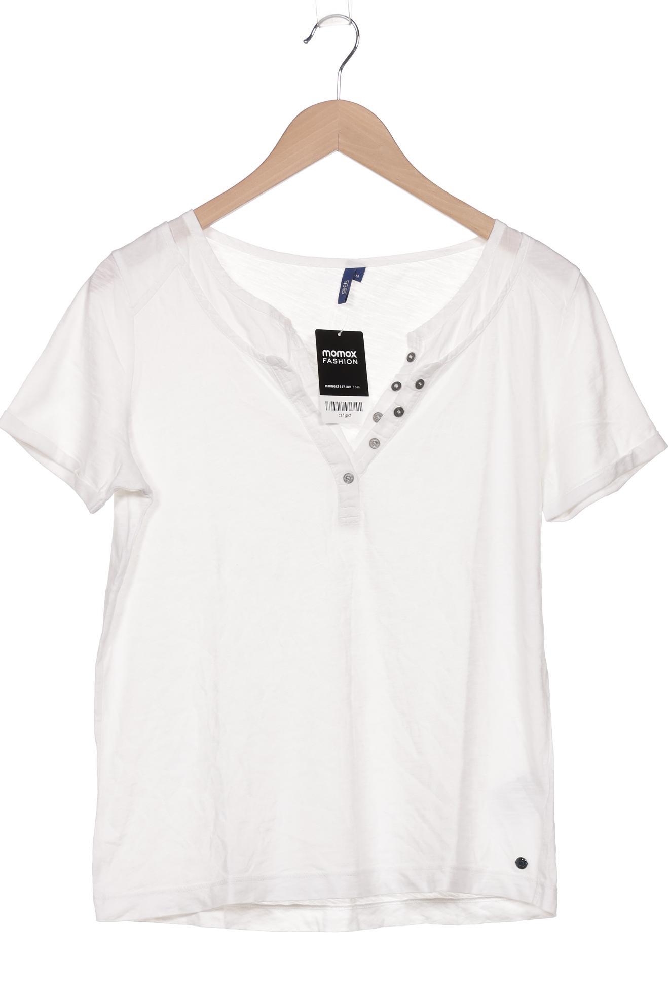 

Cecil Damen T-Shirt, weiß, Gr. 38