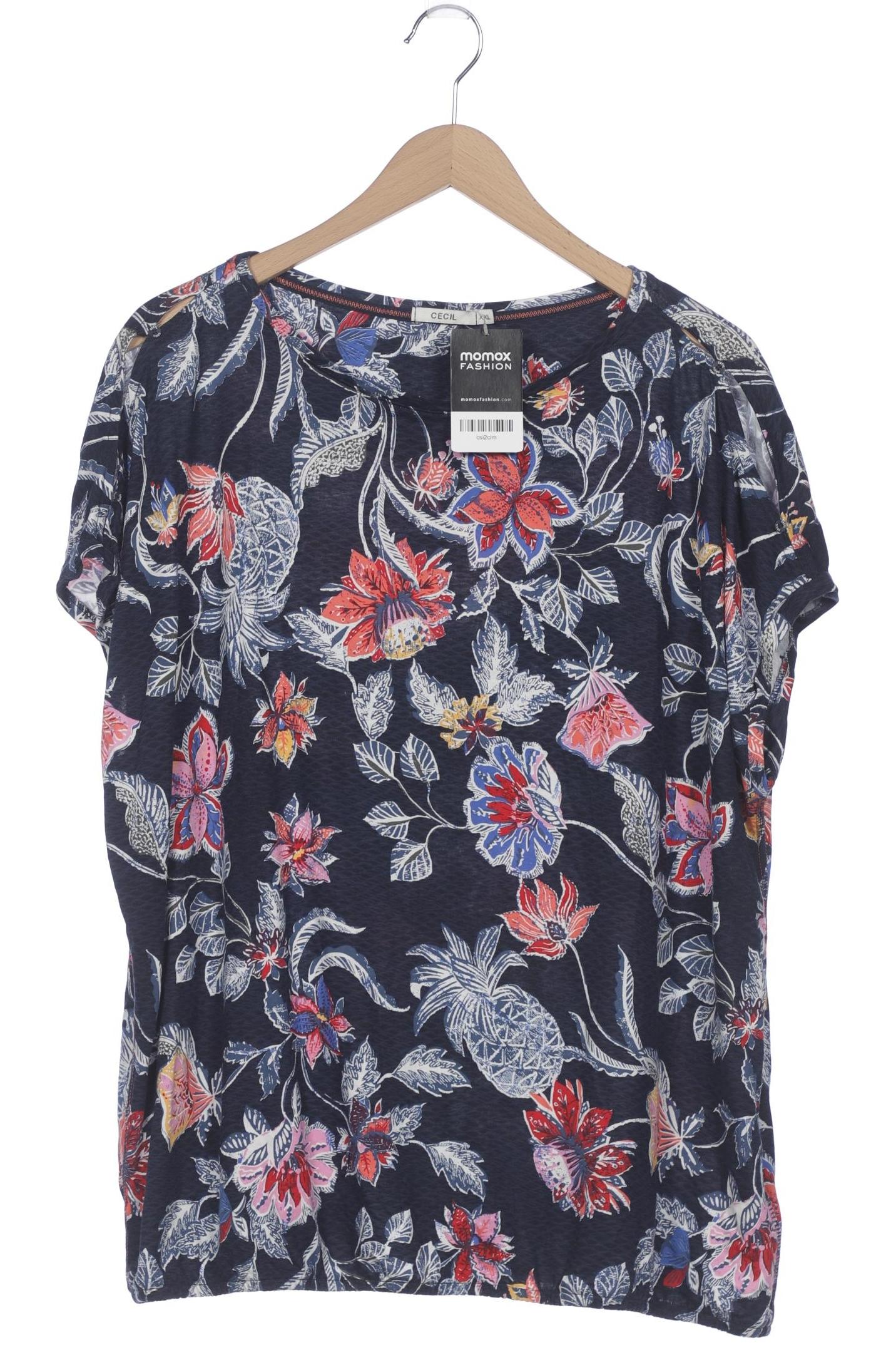 

Cecil Damen T-Shirt, marineblau, Gr. 46