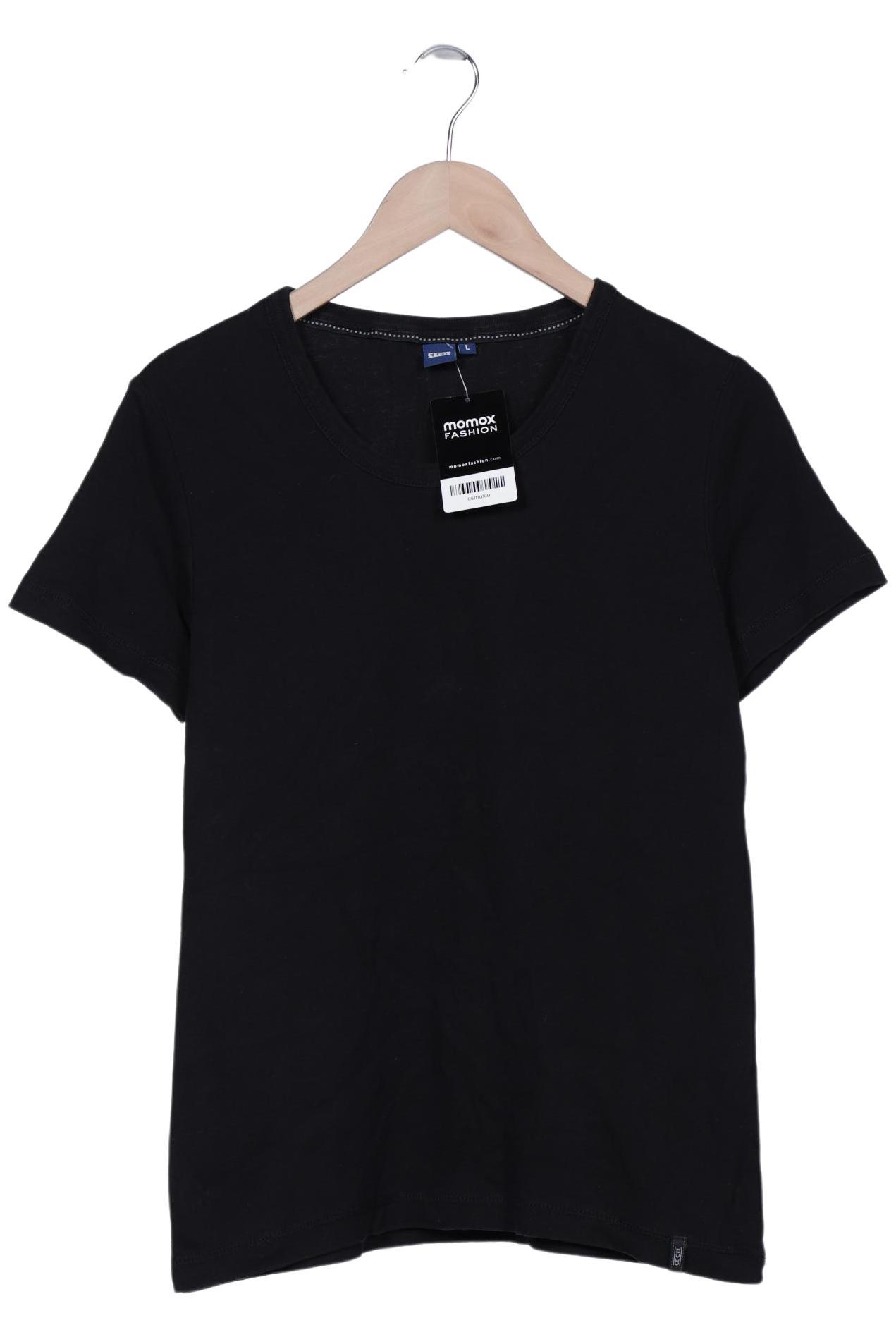 

Cecil Damen T-Shirt, schwarz, Gr. 42