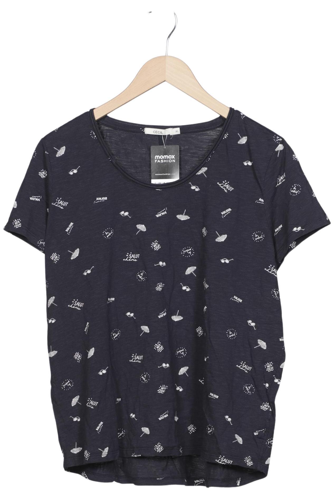 

Cecil Damen T-Shirt, marineblau, Gr. 44