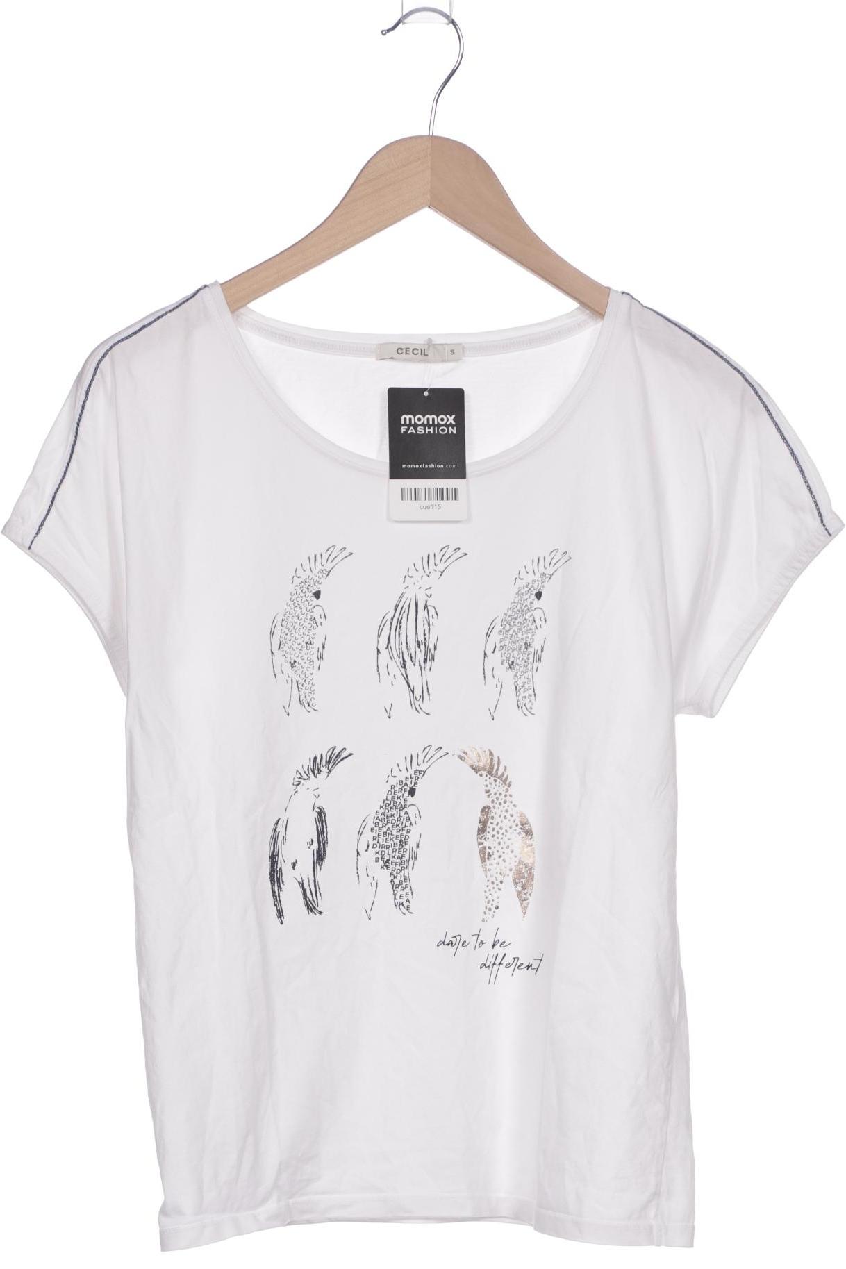 

Cecil Damen T-Shirt, weiß, Gr. 36