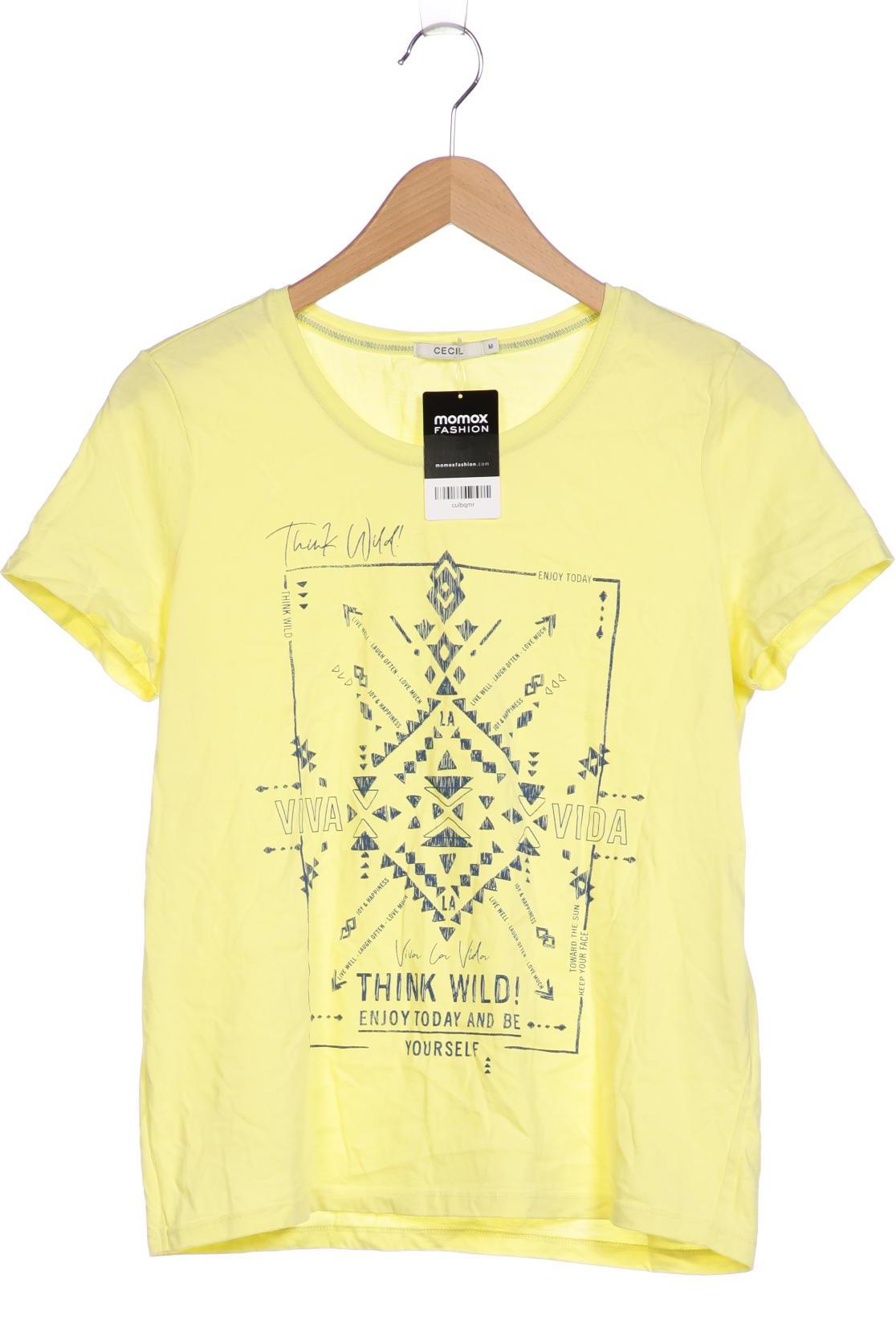 

Cecil Damen T-Shirt, gelb, Gr. 38