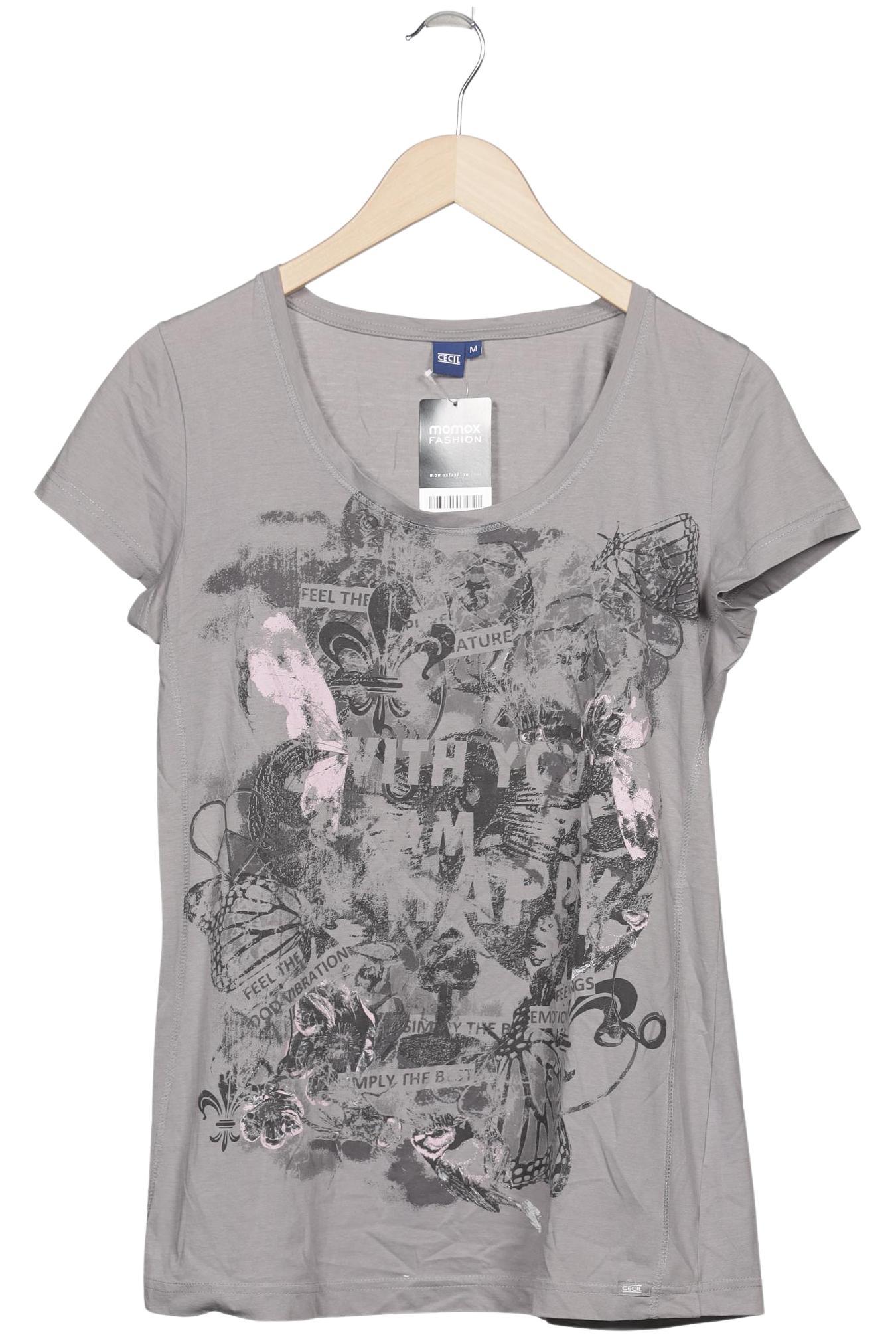 

Cecil Damen T-Shirt, grau, Gr. 38