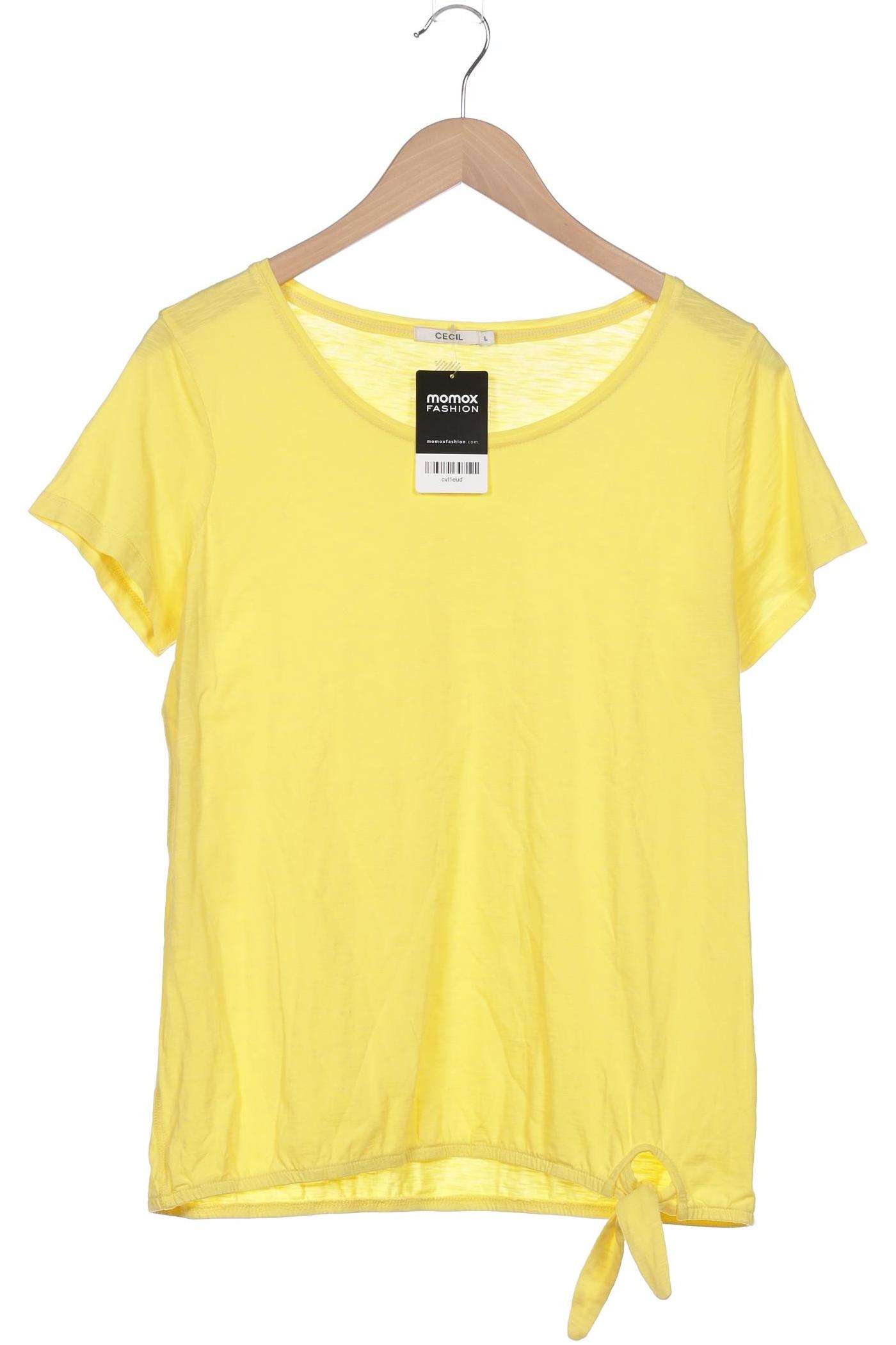 

Cecil Damen T-Shirt, gelb, Gr. 42