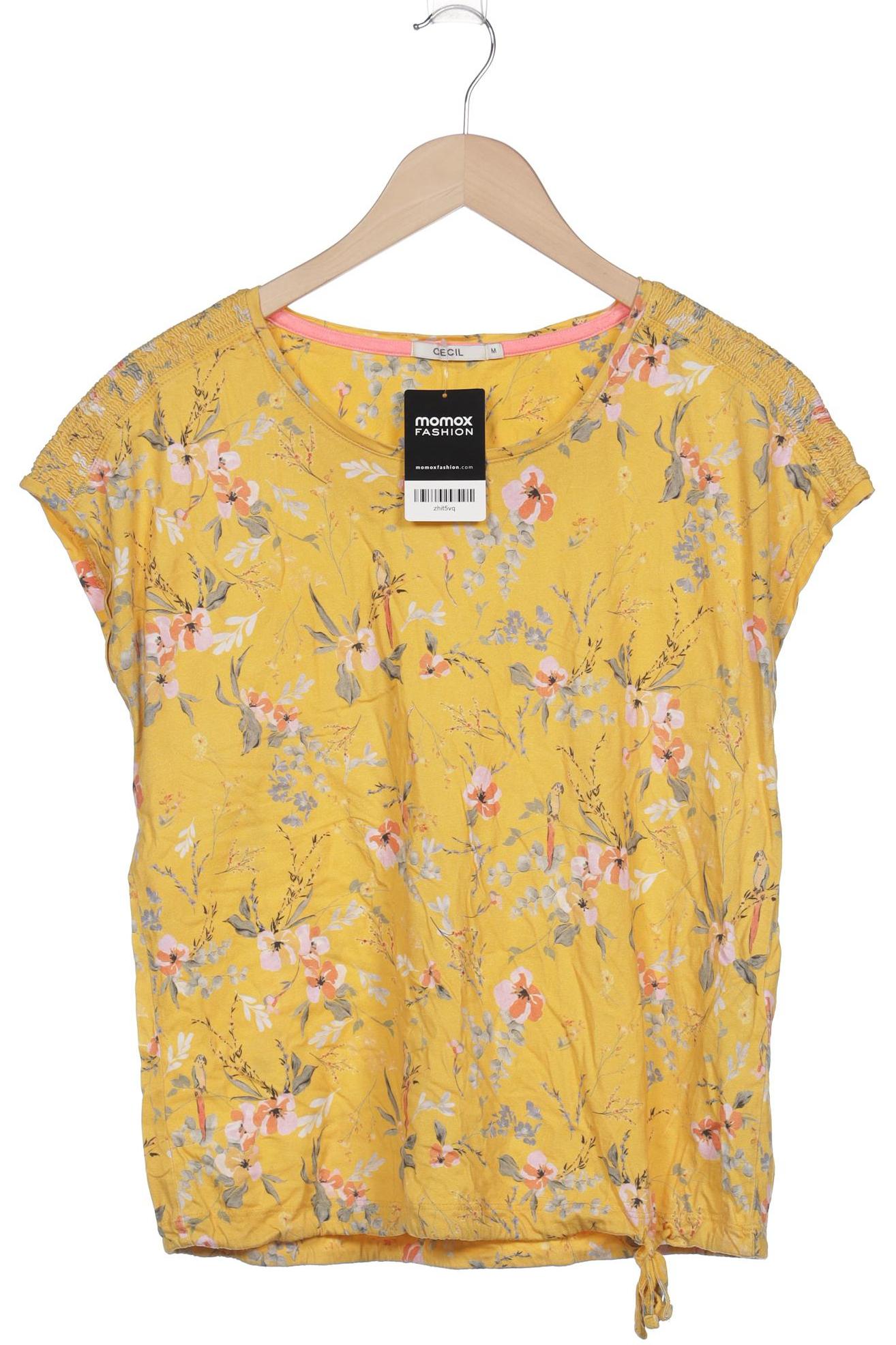 

Cecil Damen T-Shirt, gelb, Gr. 38