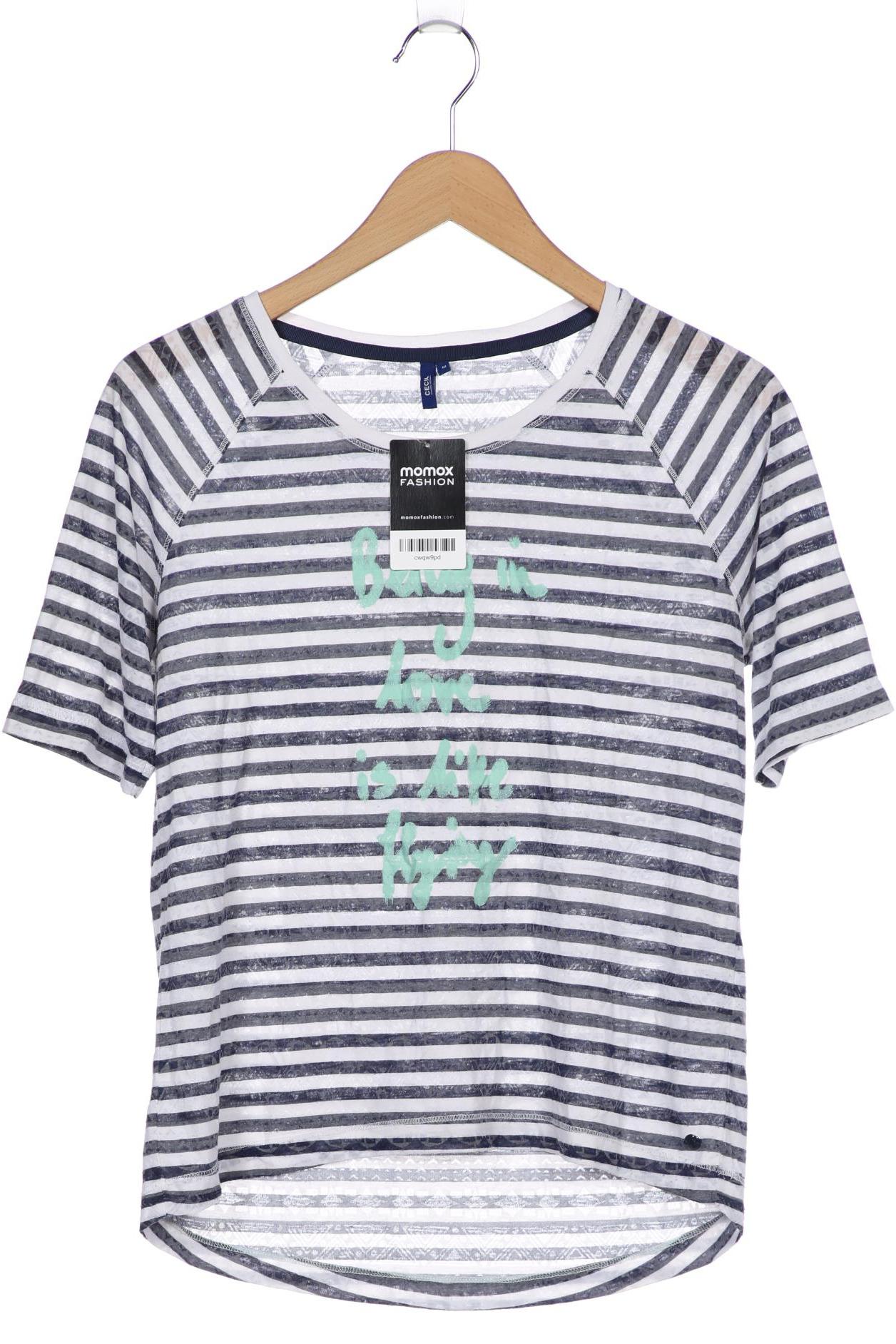 

CECIL Damen T-Shirt, marineblau