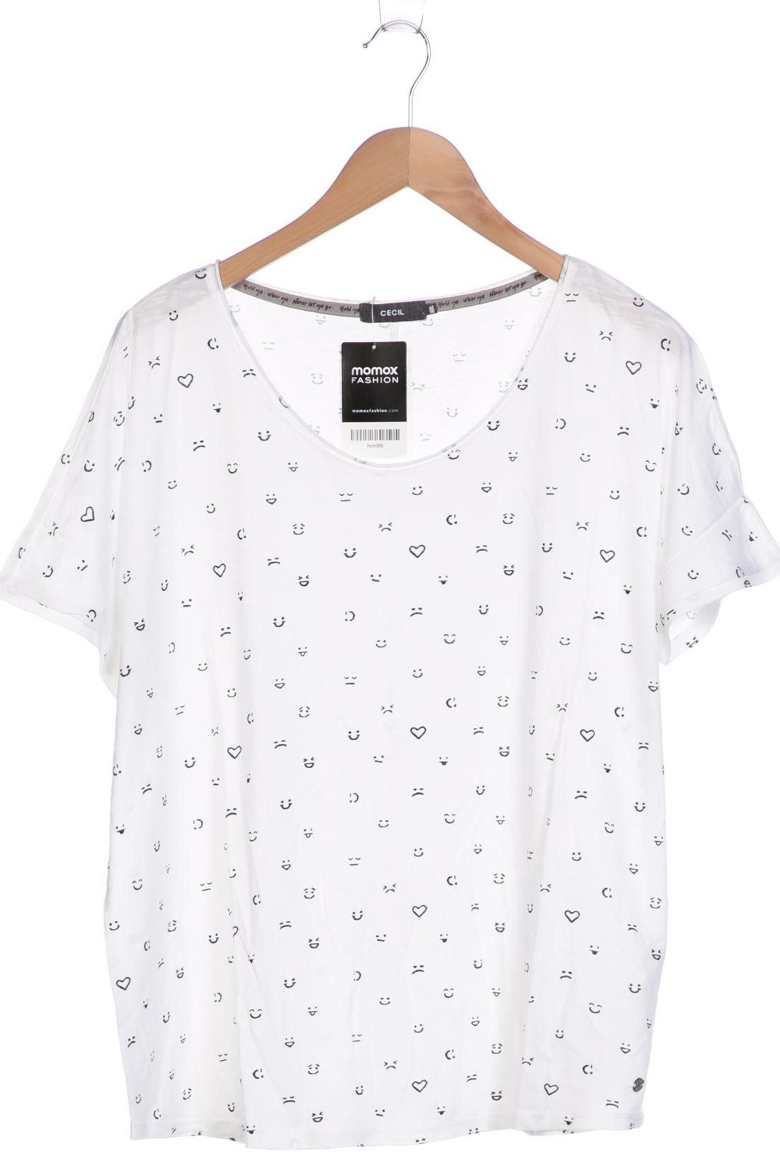 

CECIL Damen T-Shirt, weiß