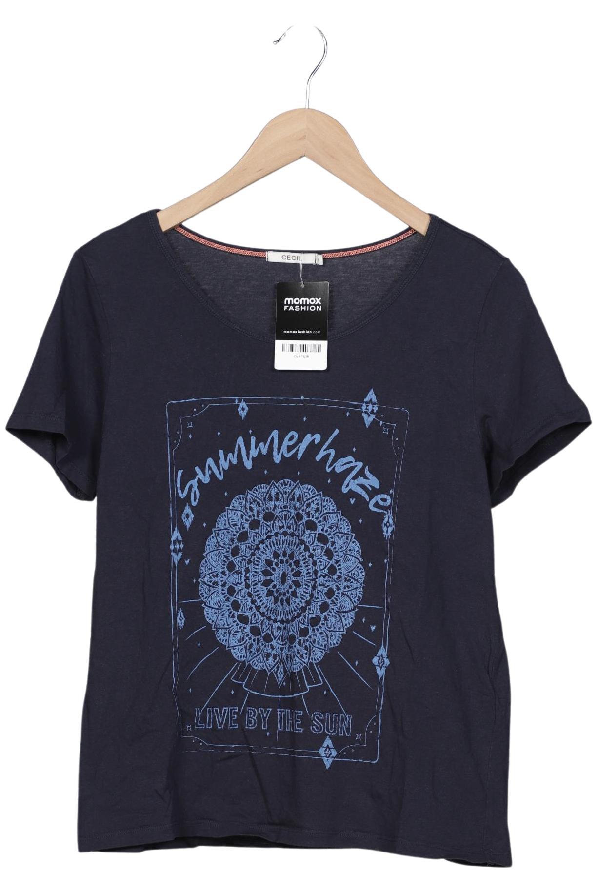 

Cecil Damen T-Shirt, marineblau, Gr. 38