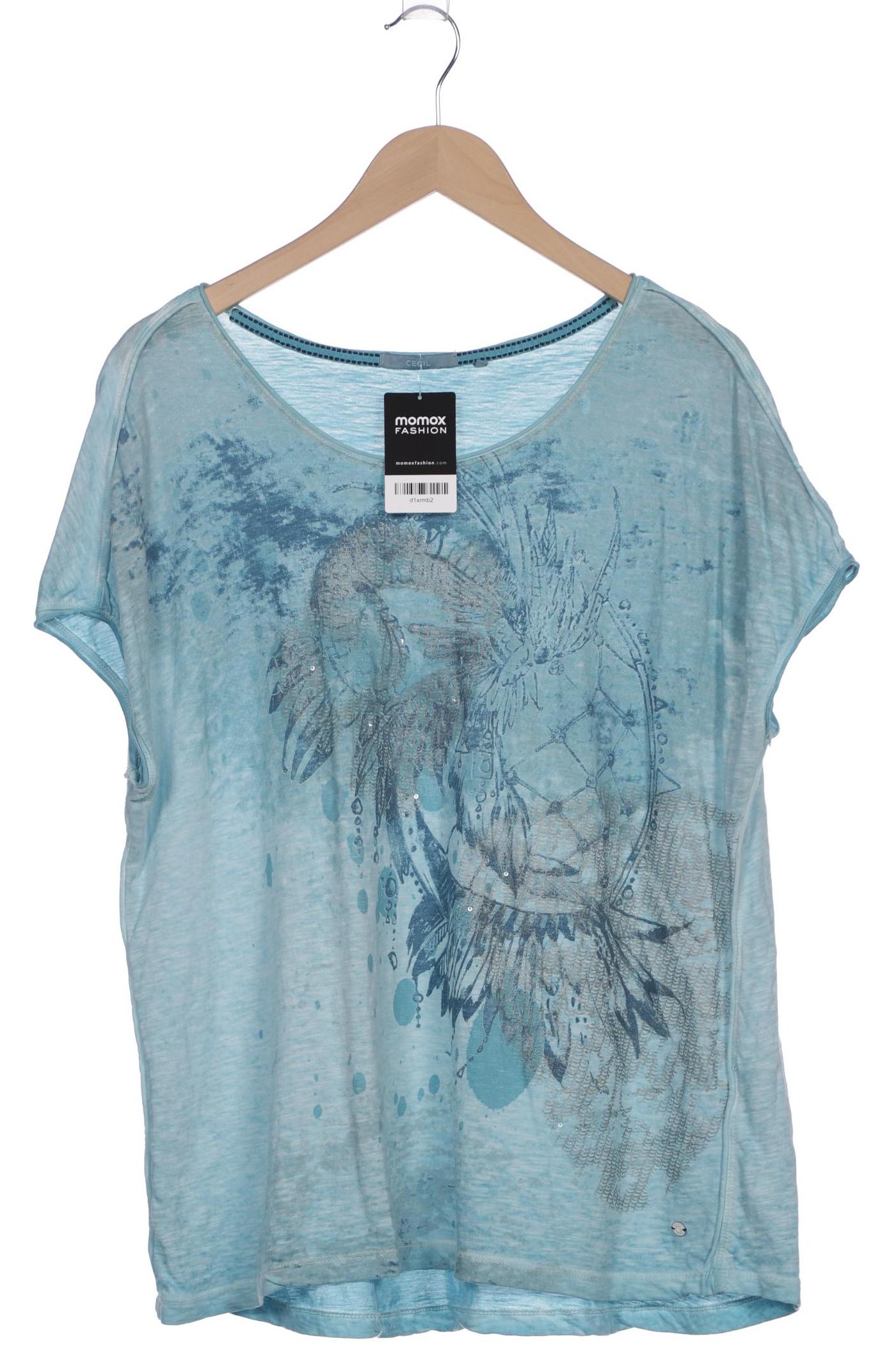 

Cecil Damen T-Shirt, blau, Gr. 46