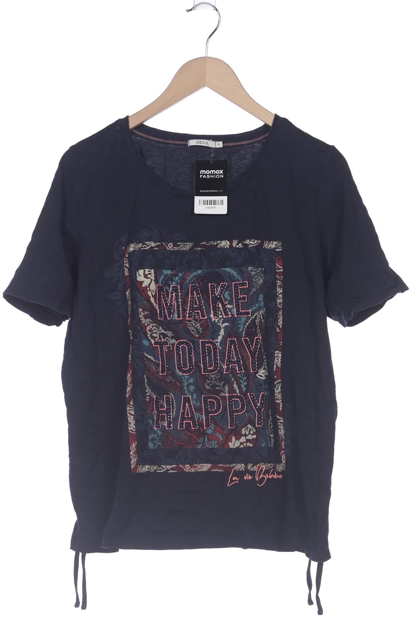 Thumbnail - Cecil Damen T-Shirt, marineblau, Gr. 44