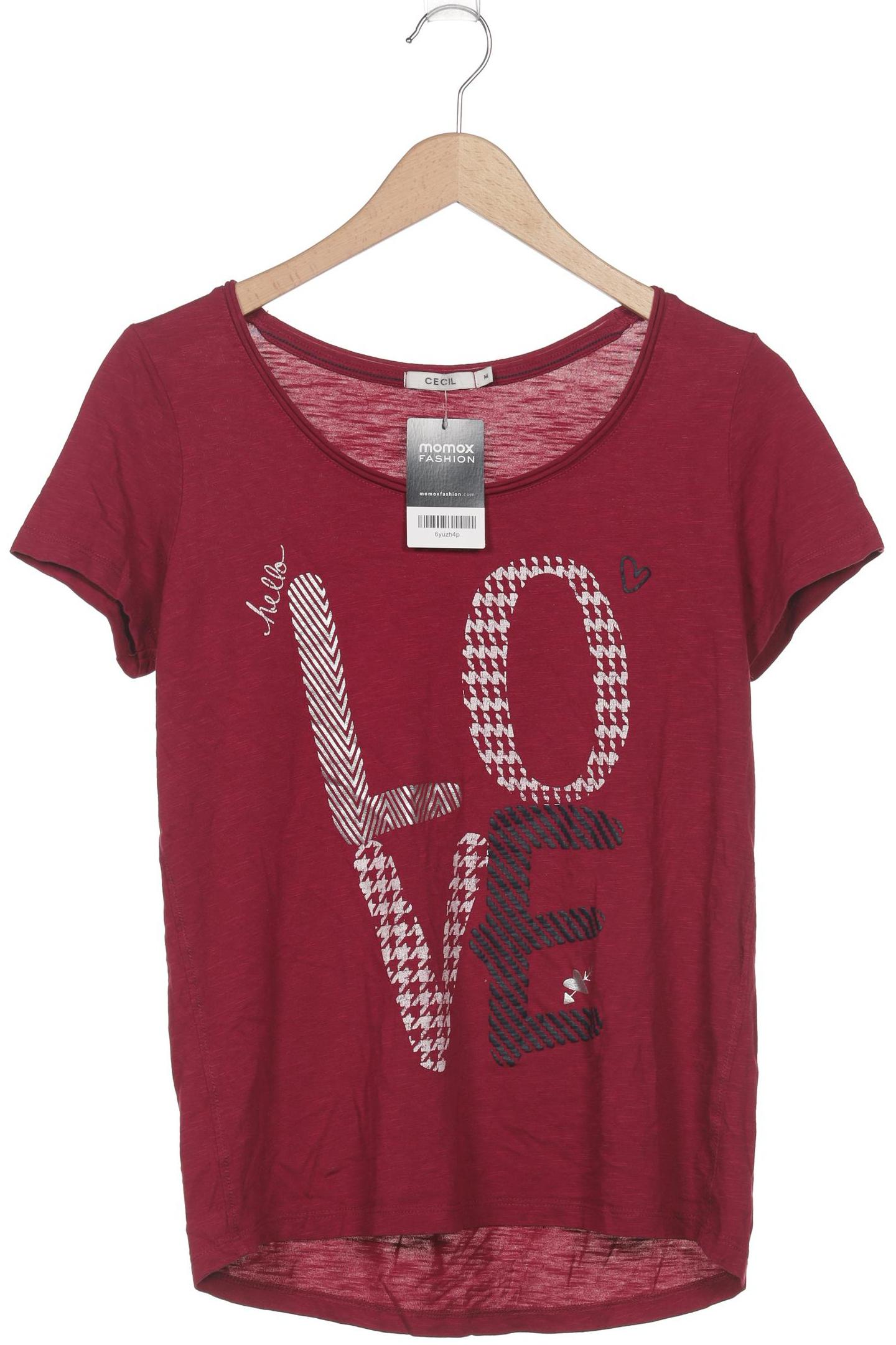 

Cecil Damen T-Shirt, bordeaux, Gr. 38