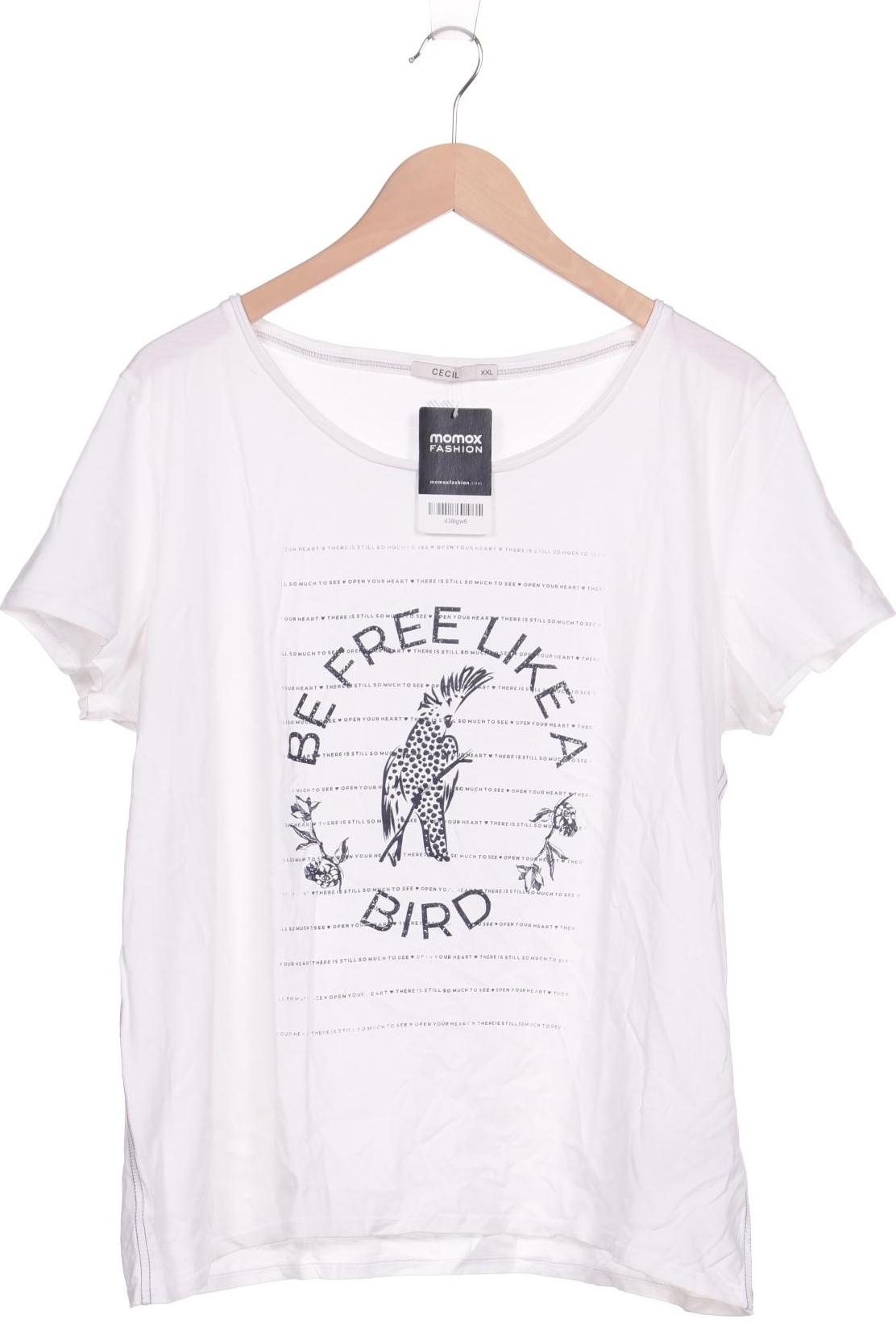 

CECIL Damen T-Shirt, weiß