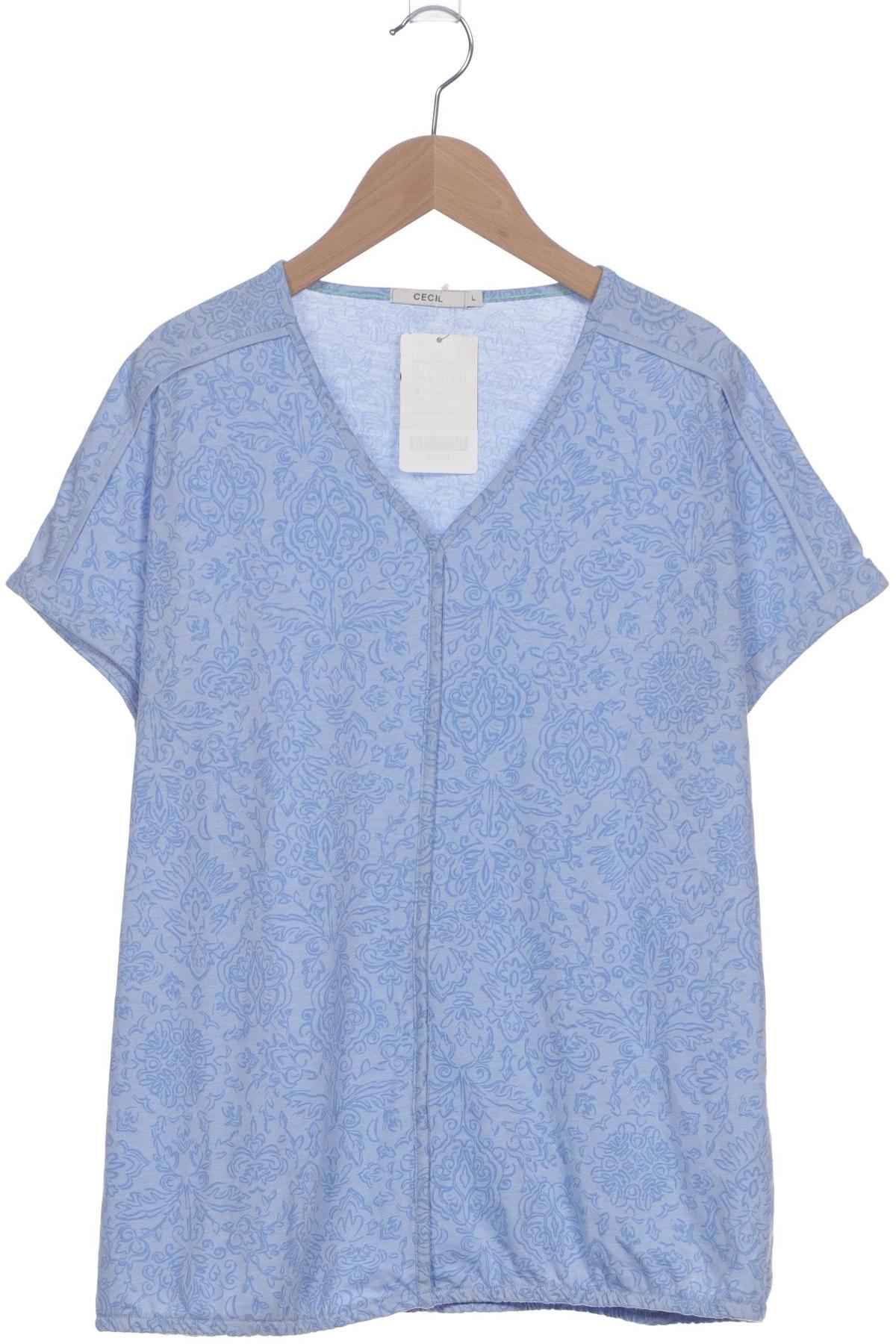 

Cecil Damen T-Shirt, blau, Gr. 42