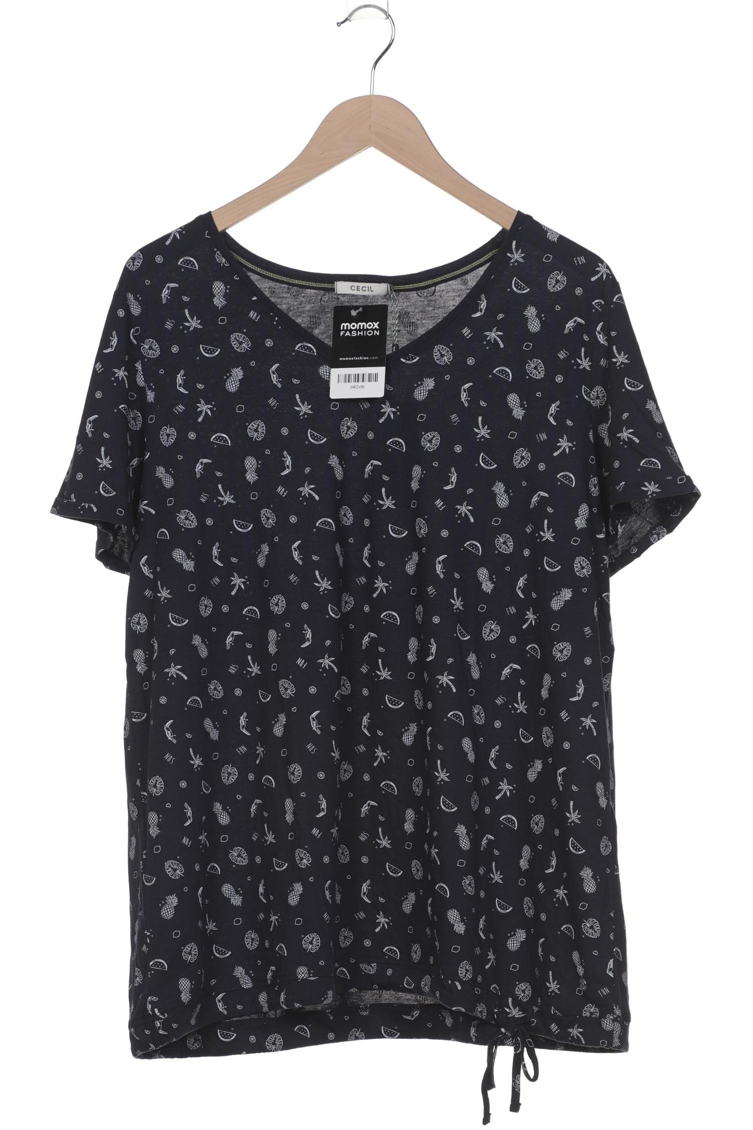 

Cecil Damen T-Shirt, marineblau, Gr. 46