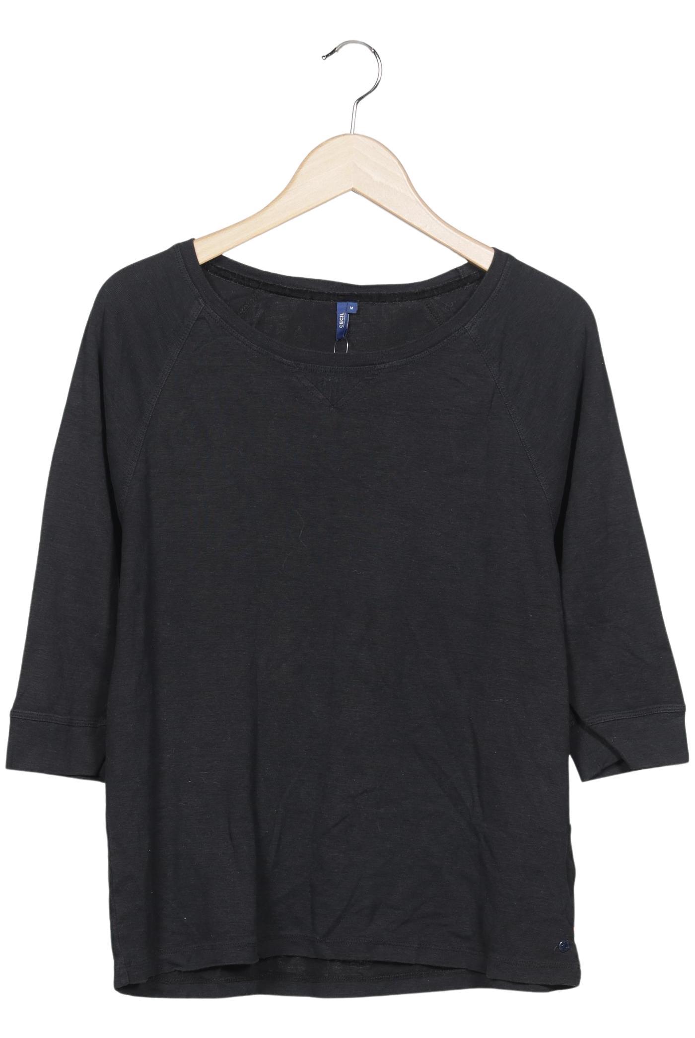 

Cecil Damen T-Shirt, schwarz, Gr. 38