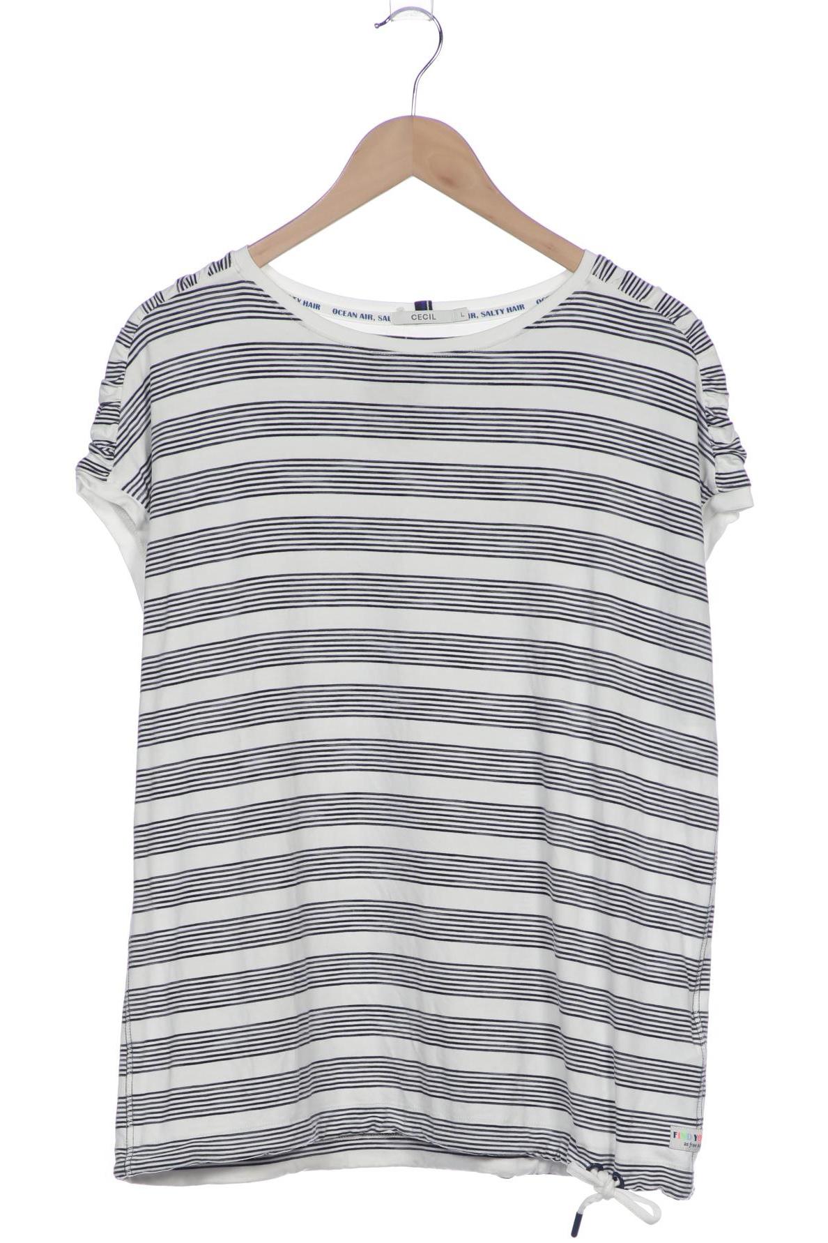 

Cecil Damen T-Shirt, weiß, Gr. 42