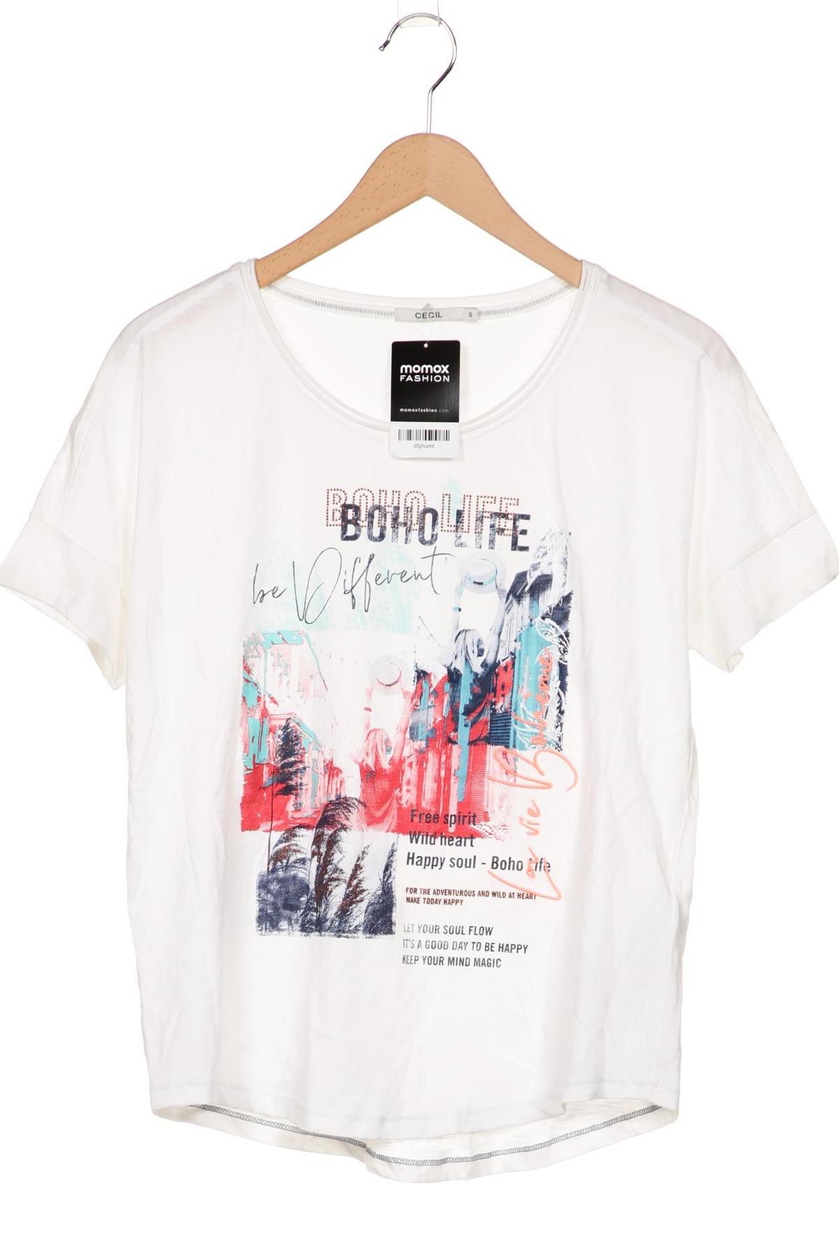 

CECIL Damen T-Shirt, weiß
