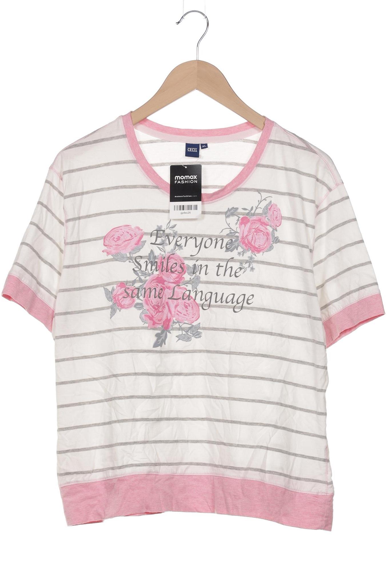

Cecil Damen T-Shirt, weiß, Gr. 44
