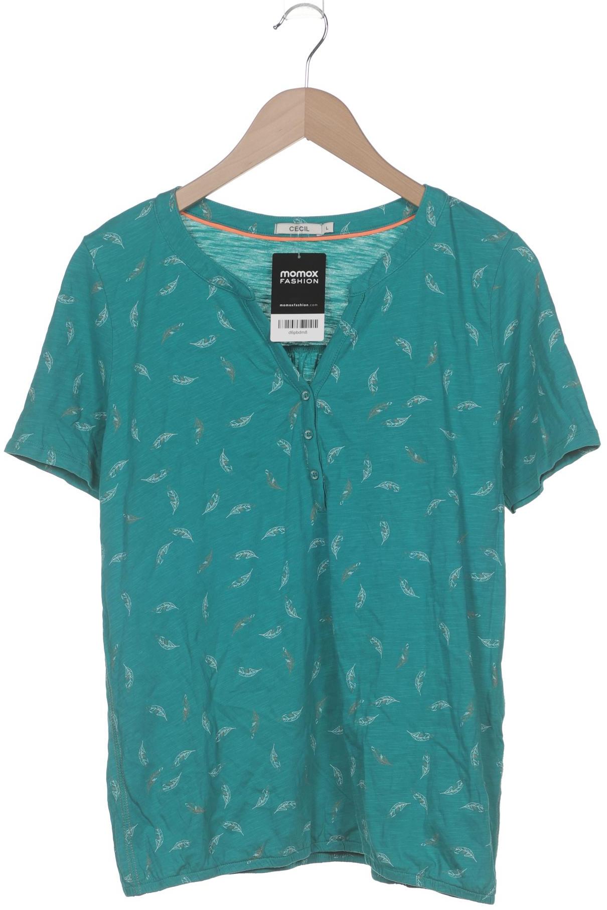 

Cecil Damen T-Shirt, türkis, Gr. 42