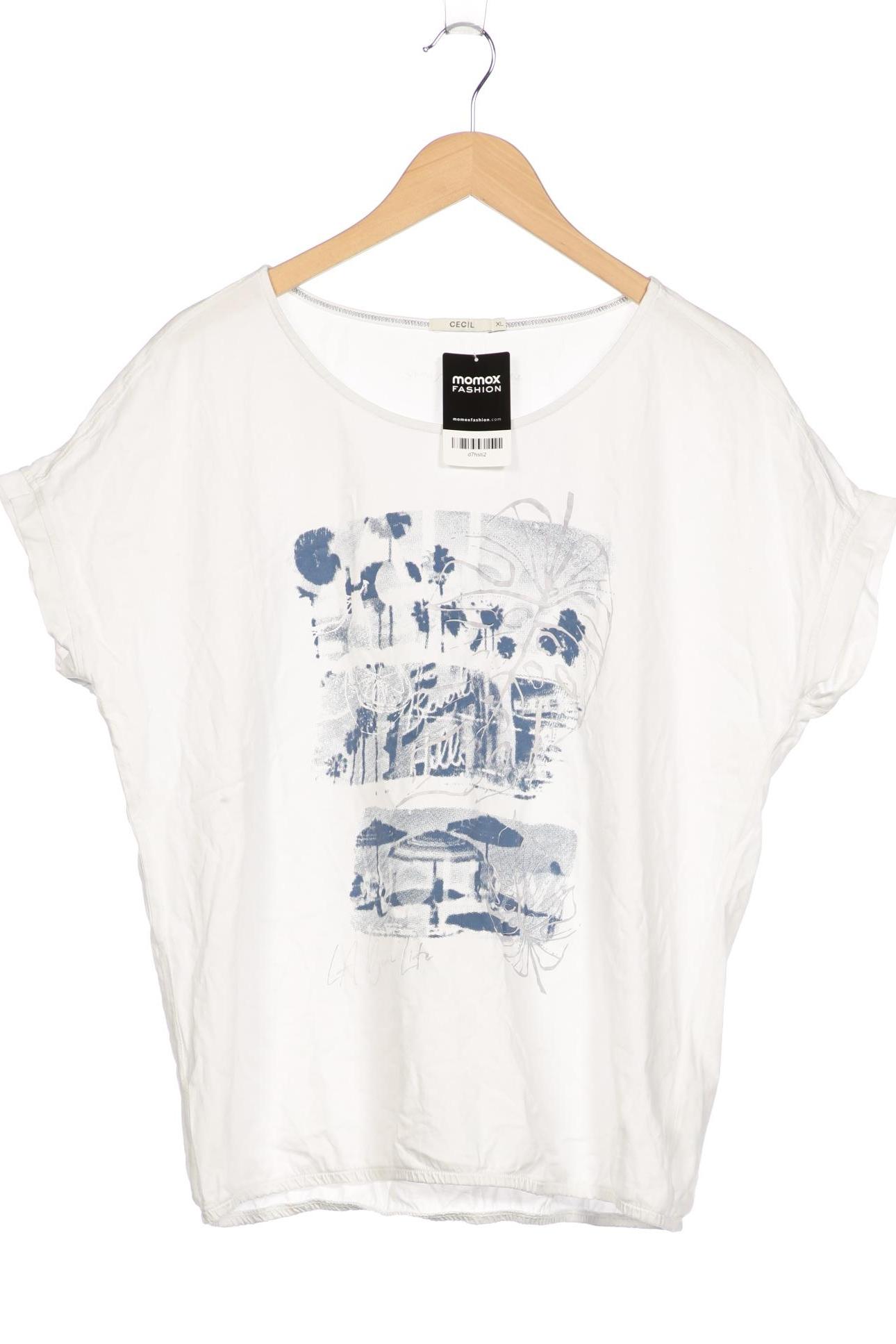 

Cecil Damen T-Shirt, weiß, Gr. 44