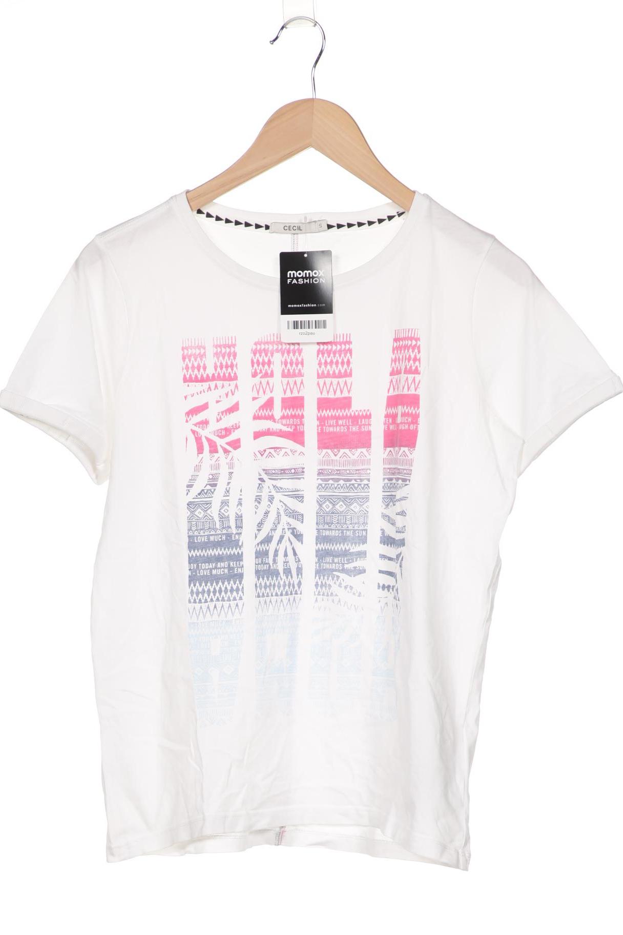 

Cecil Damen T-Shirt, weiß, Gr. 36