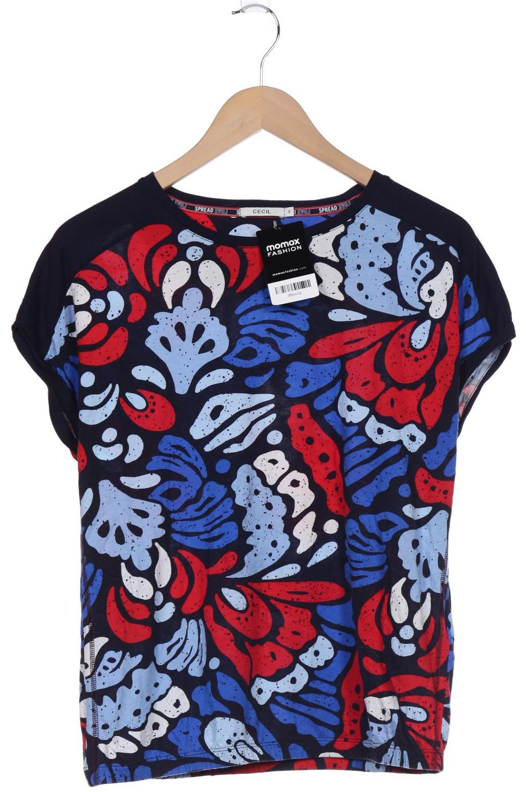 

CECIL Damen T-Shirt, marineblau