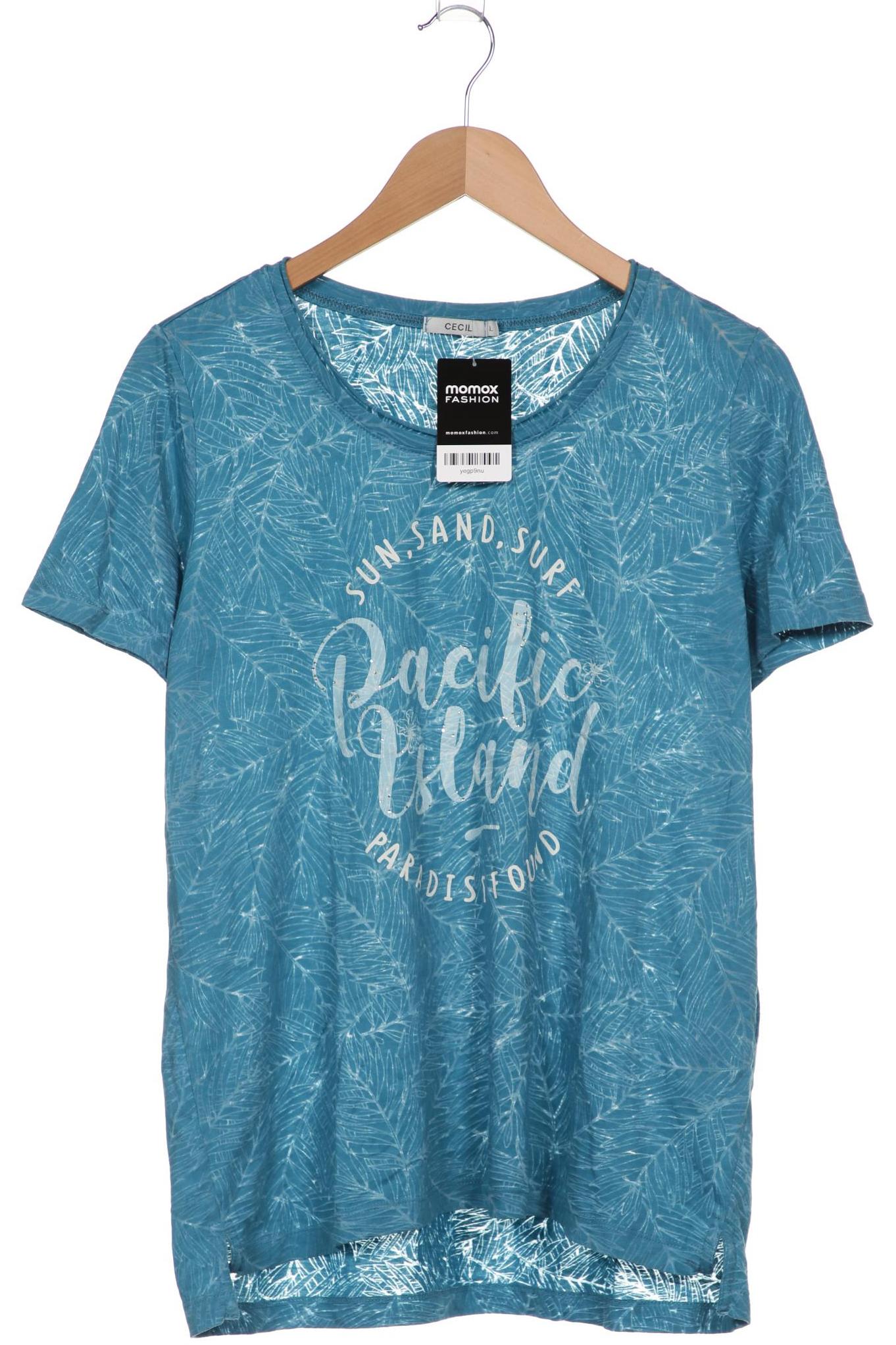 

CECIL Damen T-Shirt, blau