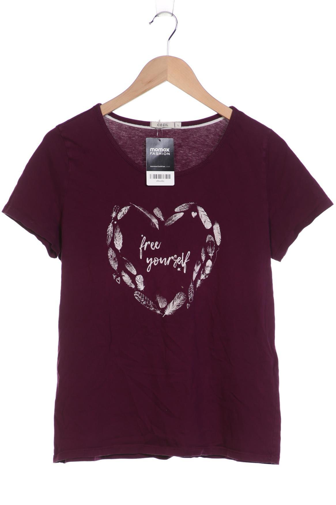 

Cecil Damen T-Shirt, bordeaux, Gr. 42