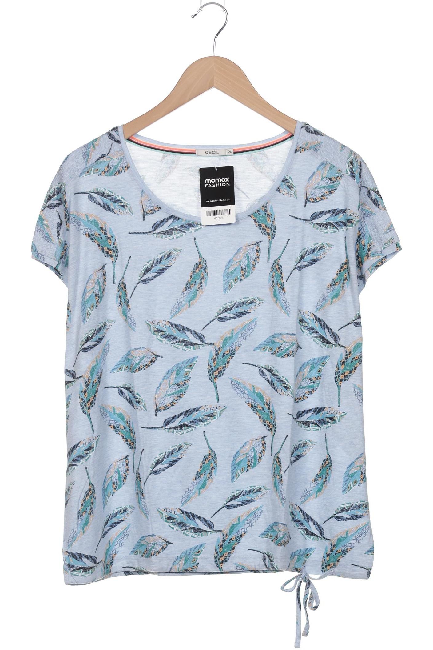 

Cecil Damen T-Shirt, hellblau, Gr. 46