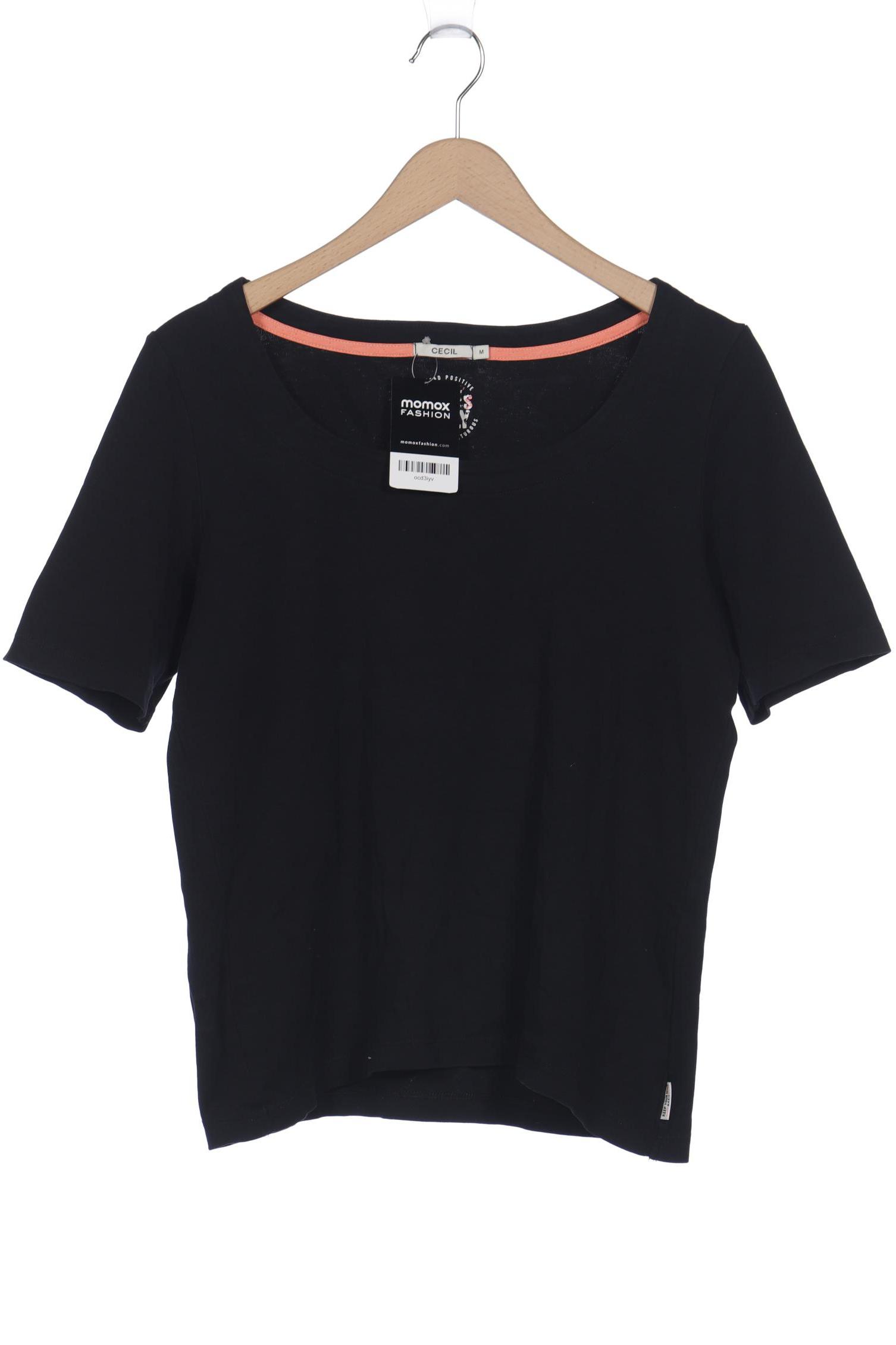 

Cecil Damen T-Shirt, schwarz, Gr. 38