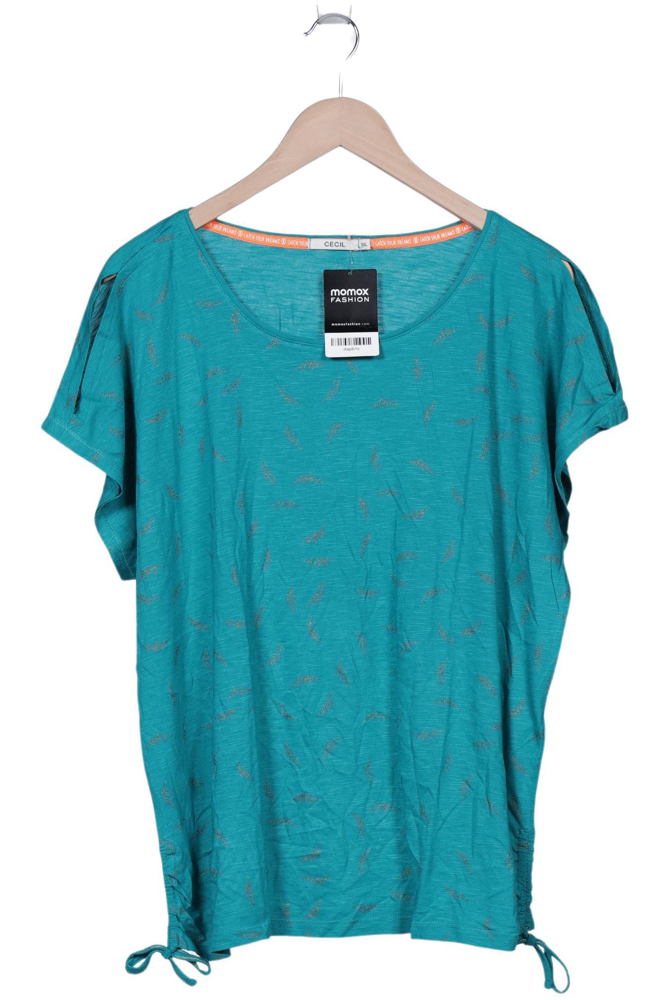

Cecil Damen T-Shirt, türkis, Gr. 46
