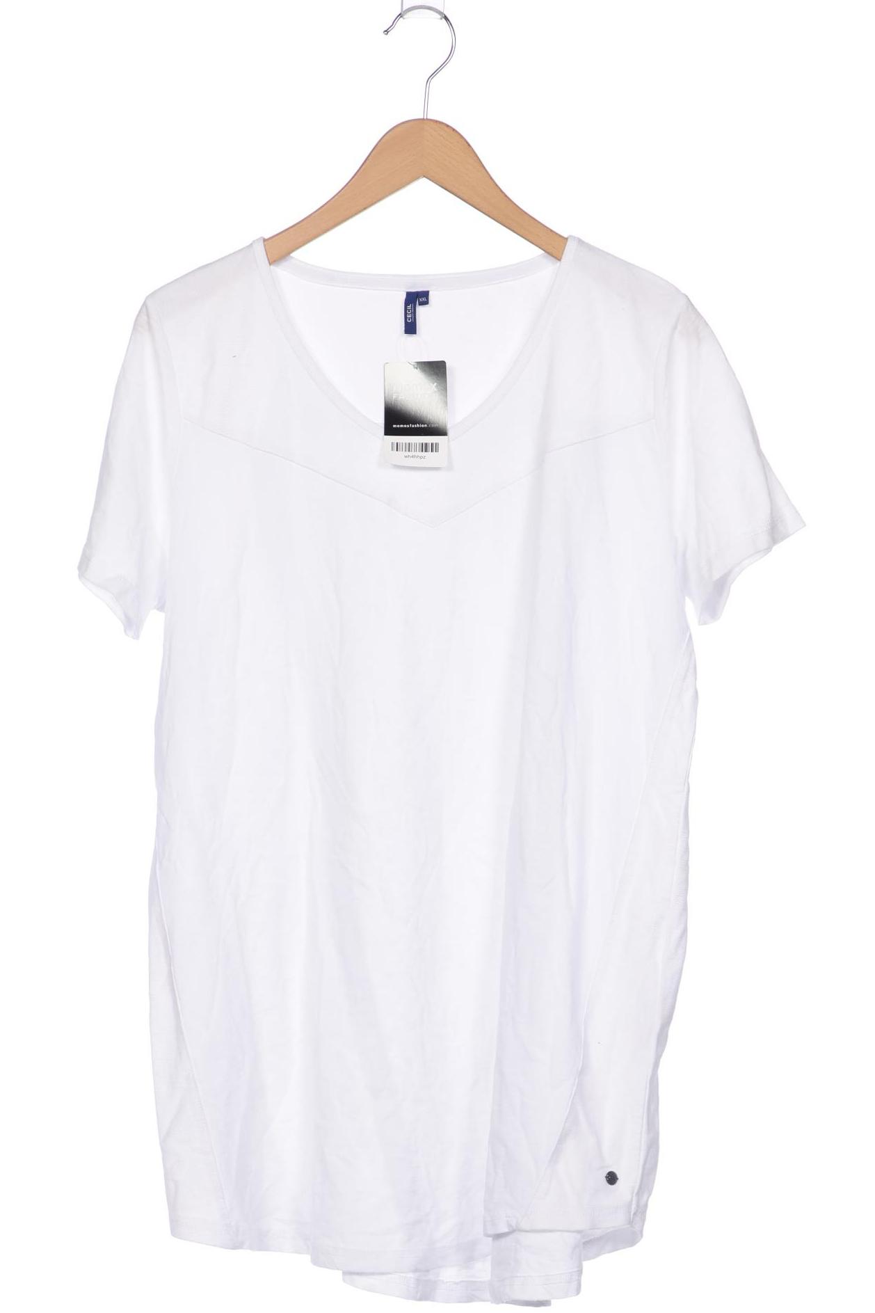 

Cecil Damen T-Shirt, weiß, Gr. 46