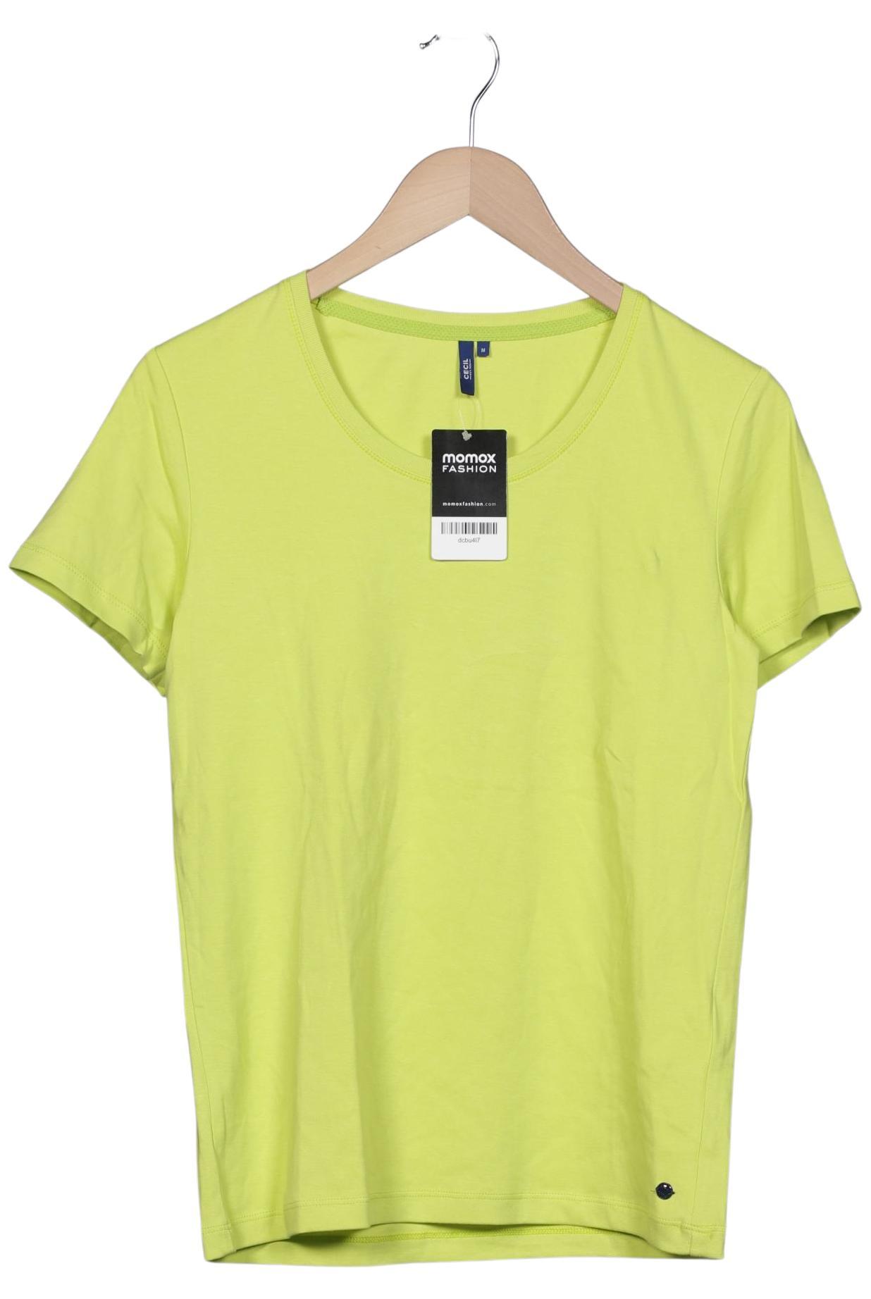 

Cecil Damen T-Shirt, hellgrün, Gr. 38