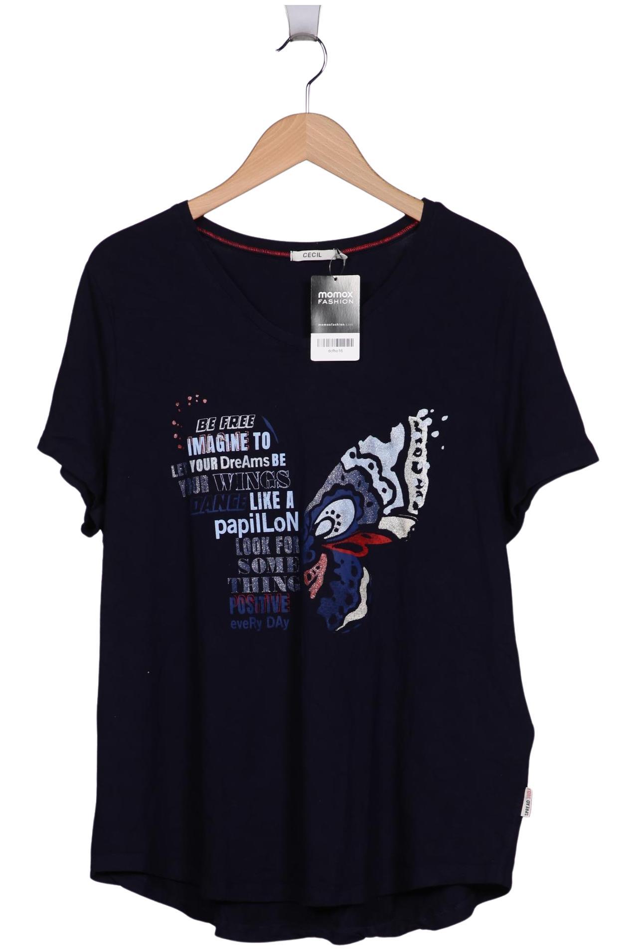 

Cecil Damen T-Shirt, marineblau, Gr. 46