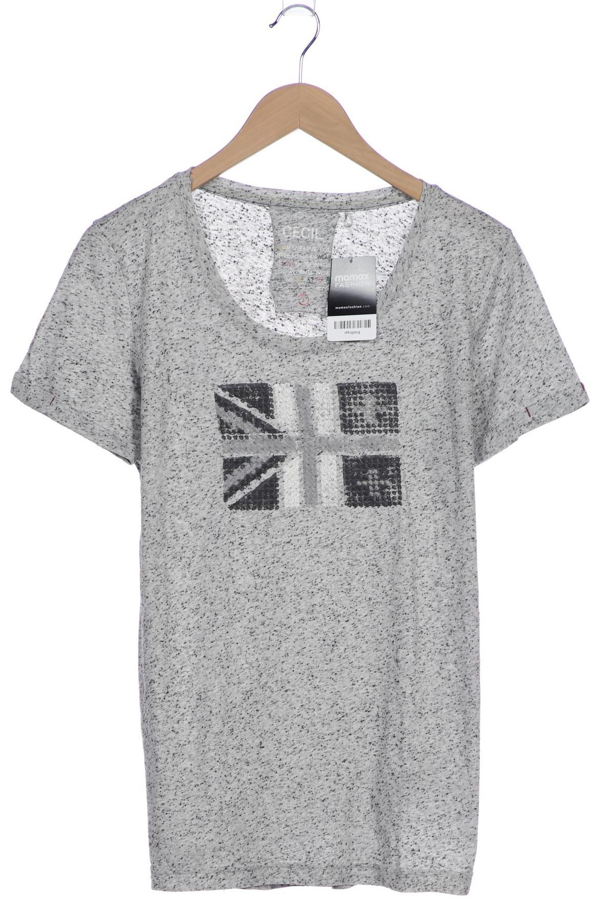 

Cecil Damen T-Shirt, grau, Gr. 42