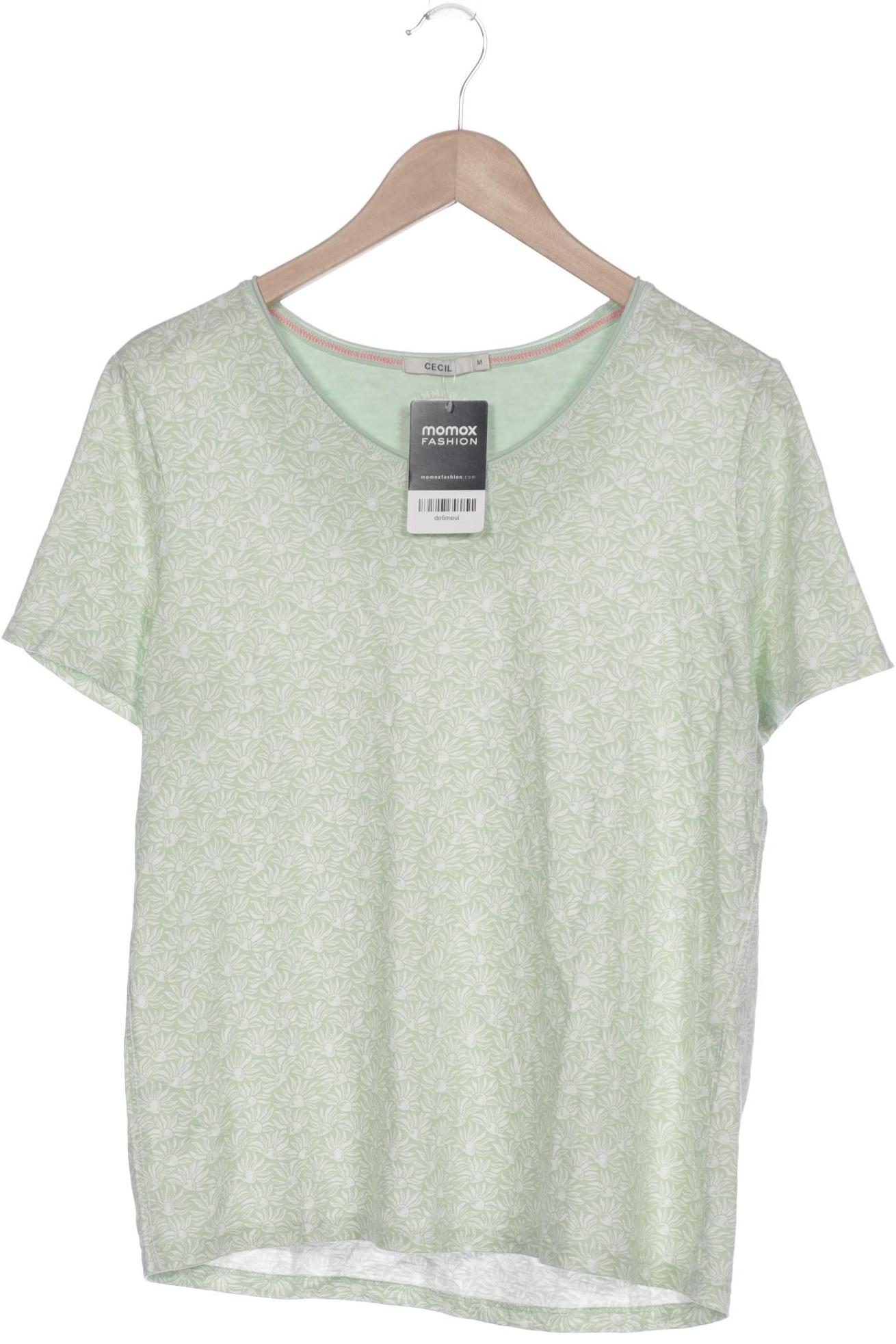 

Cecil Damen T-Shirt, hellgrün, Gr. 38