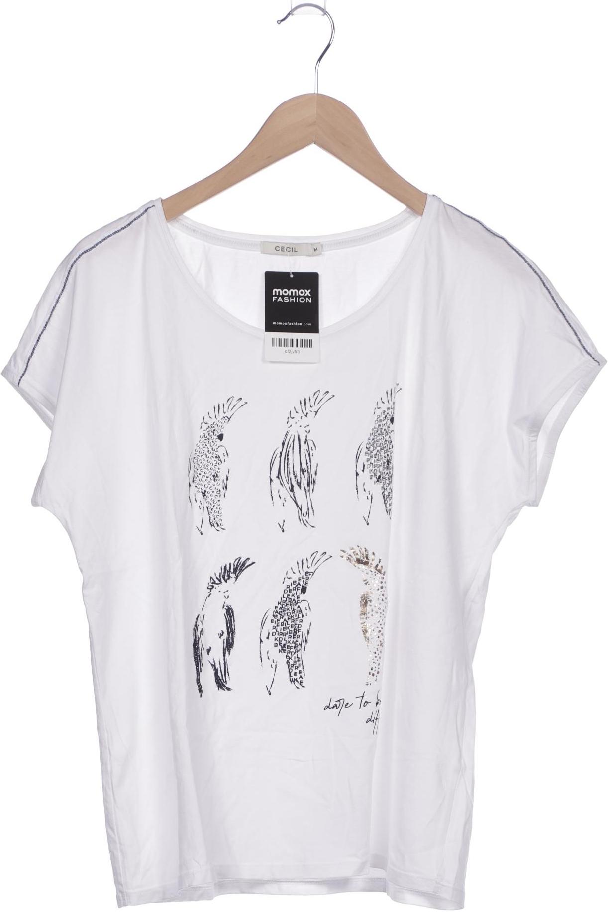 

Cecil Damen T-Shirt, weiß, Gr. 38