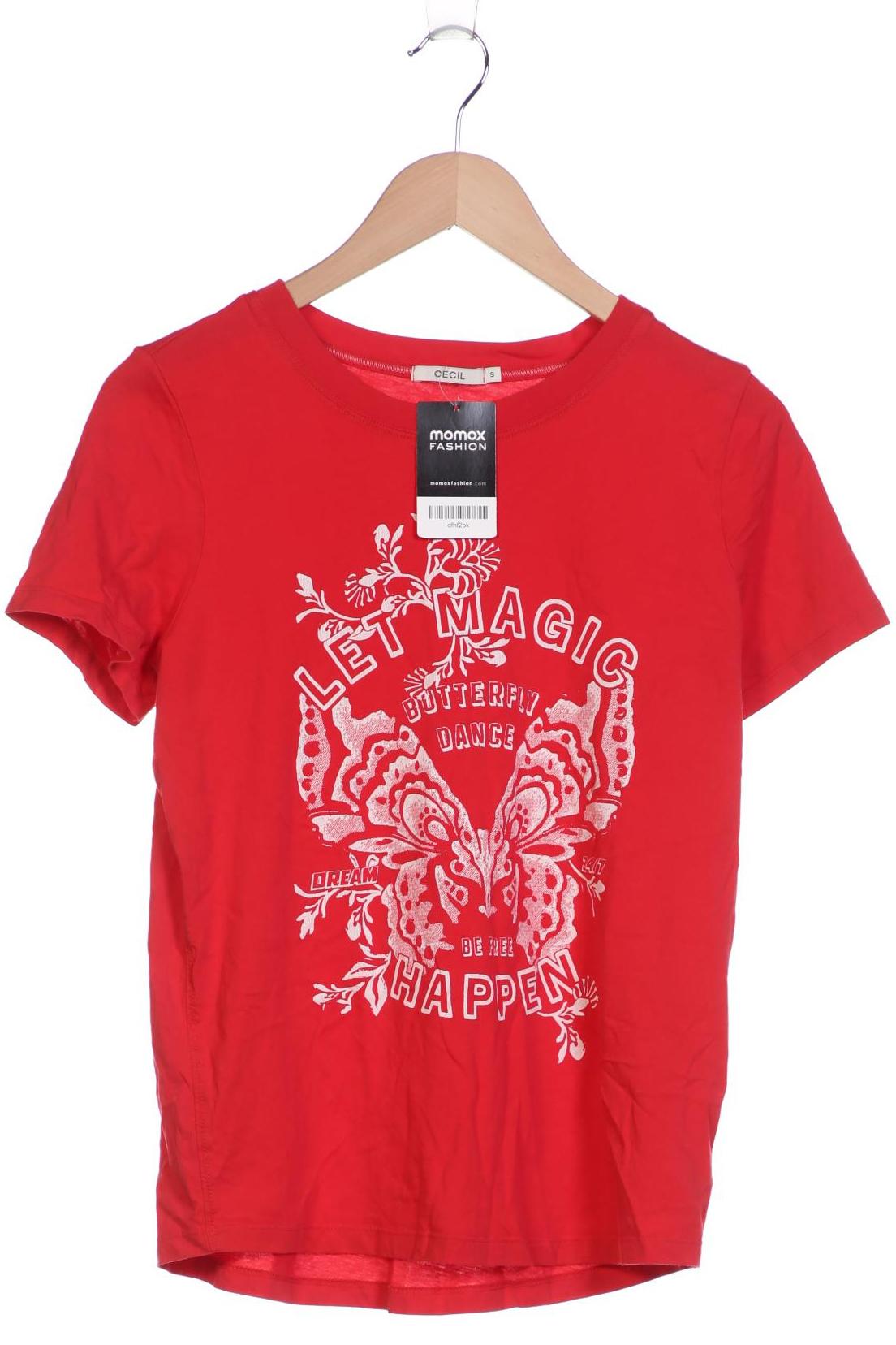 

Cecil Damen T-Shirt, rot, Gr. 36