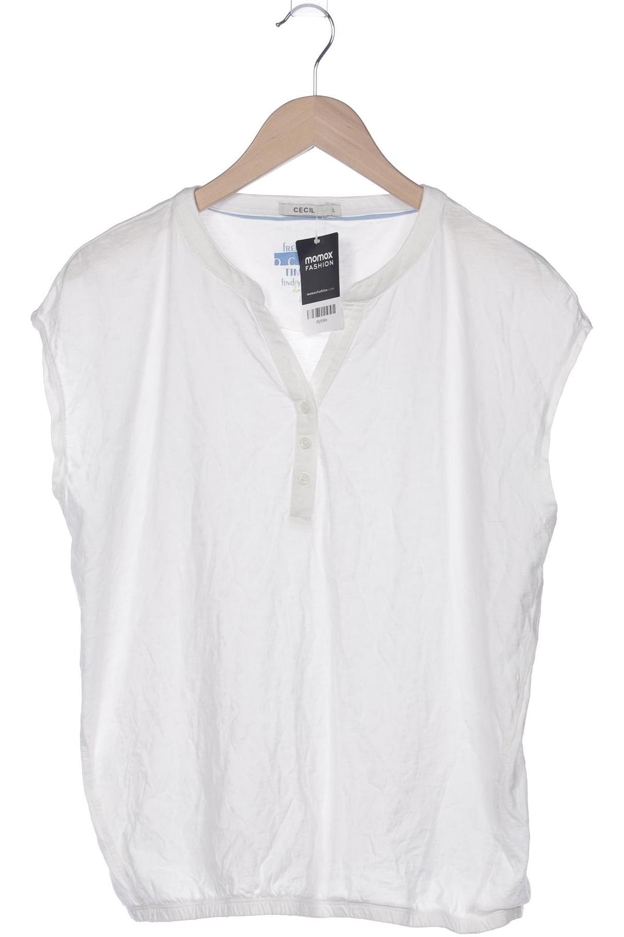 

Cecil Damen T-Shirt, weiß, Gr. 42