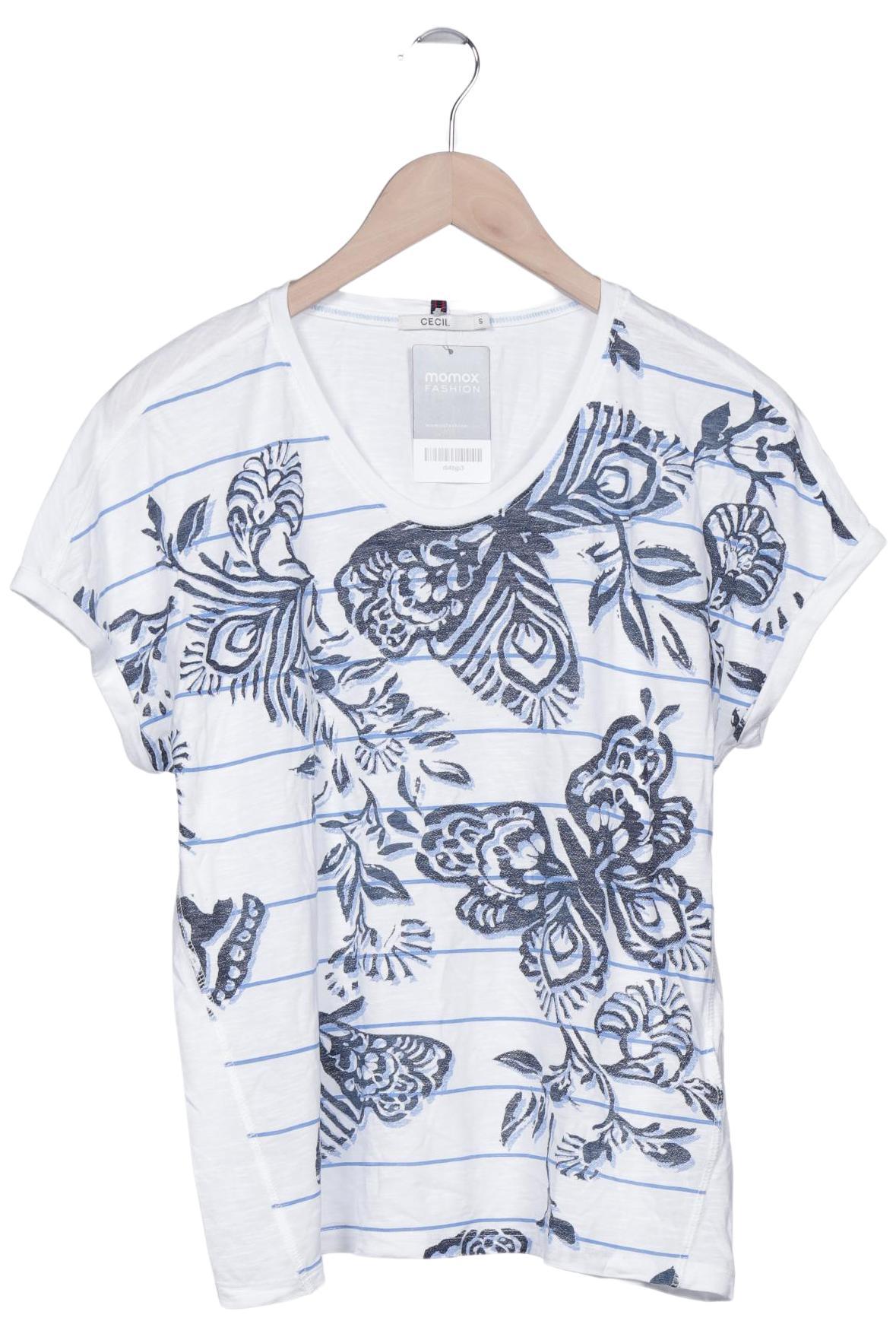 

Cecil Damen T-Shirt, weiß, Gr. 36