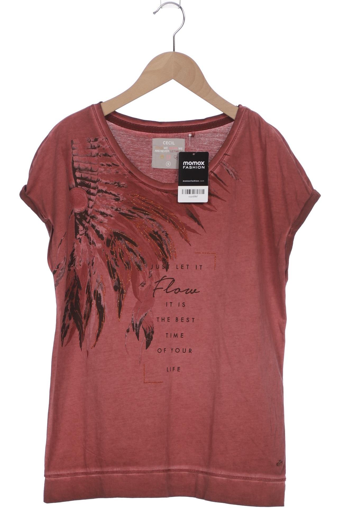 

Cecil Damen T-Shirt, bordeaux, Gr. 36
