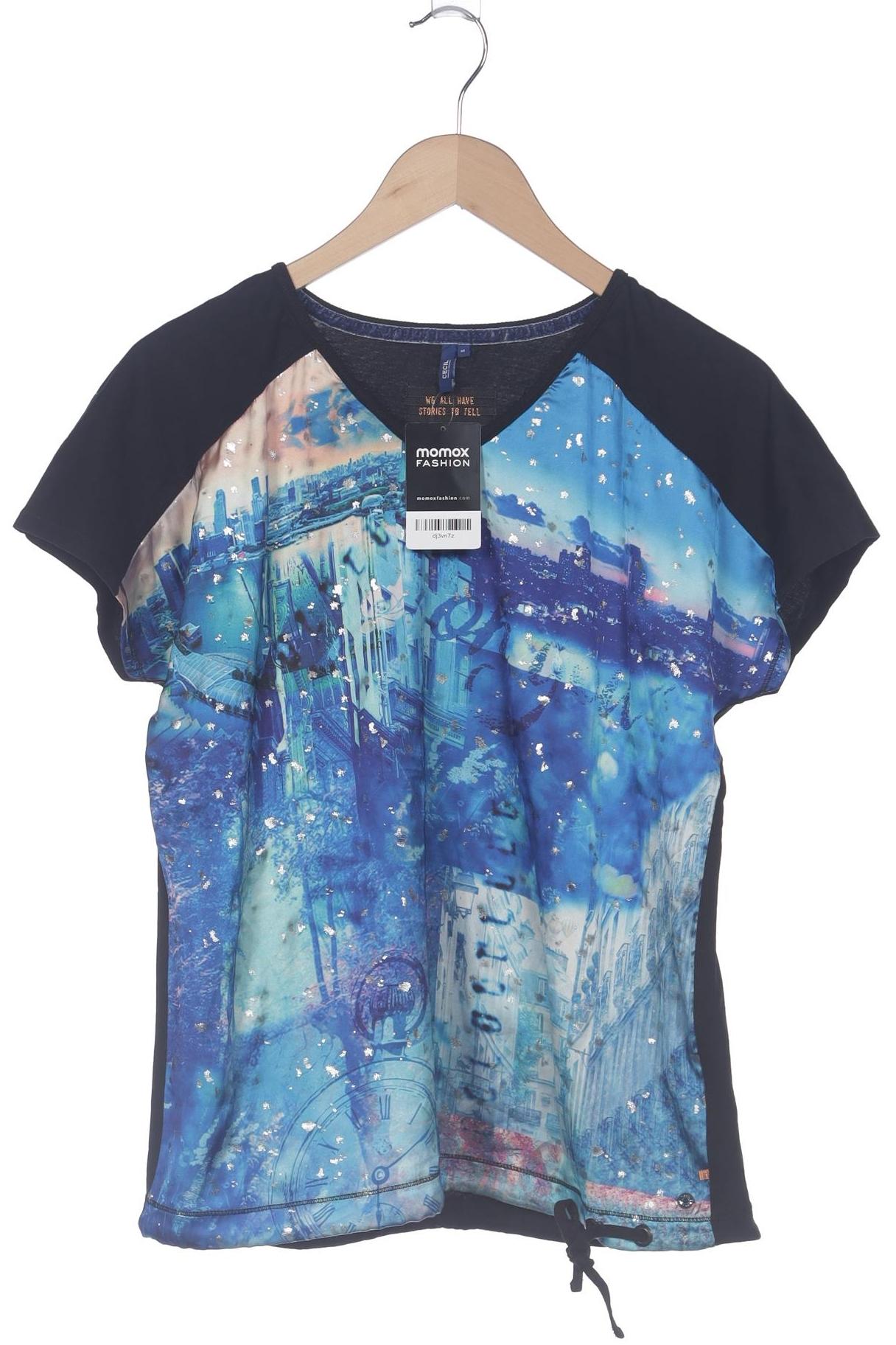 

Cecil Damen T-Shirt, blau, Gr. 38