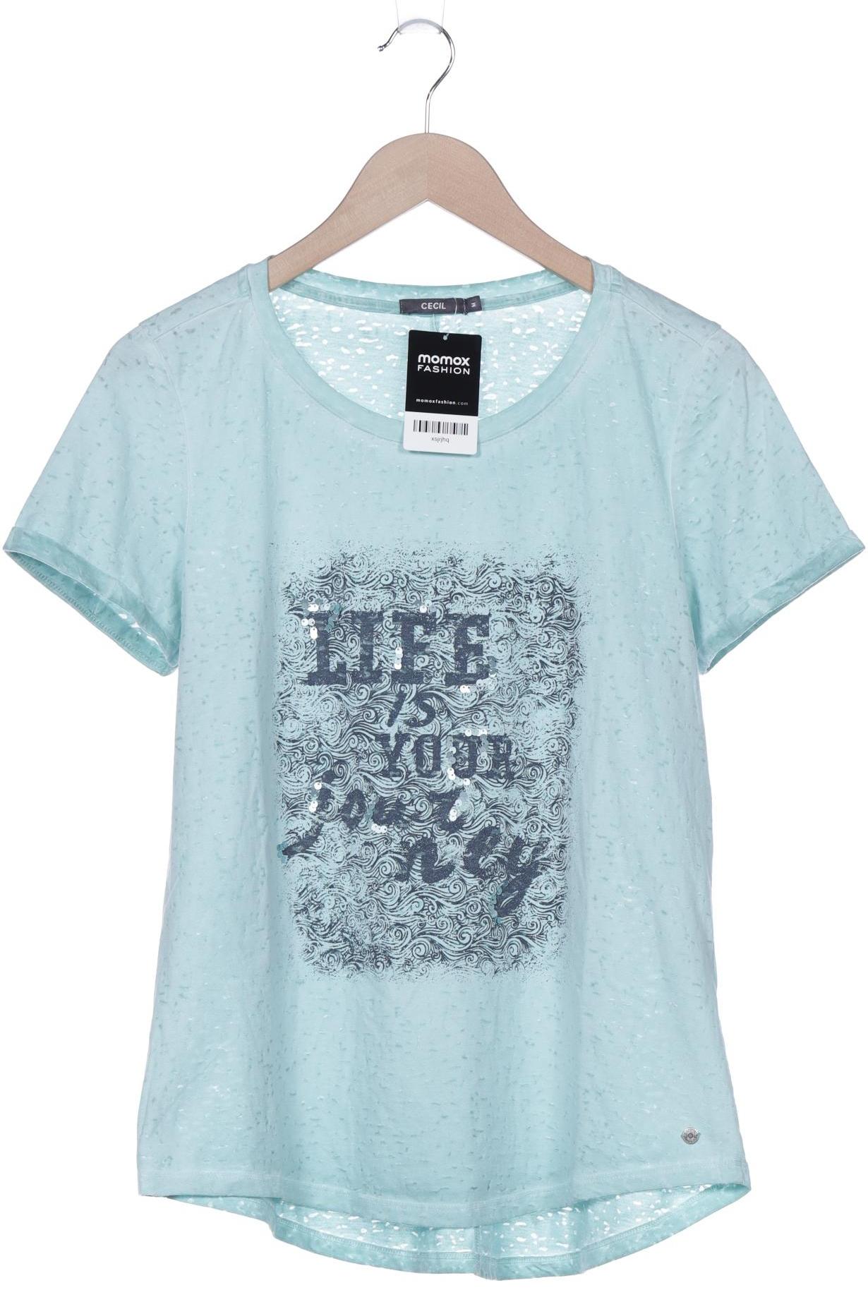 

Cecil Damen T-Shirt, hellgrün, Gr. 38