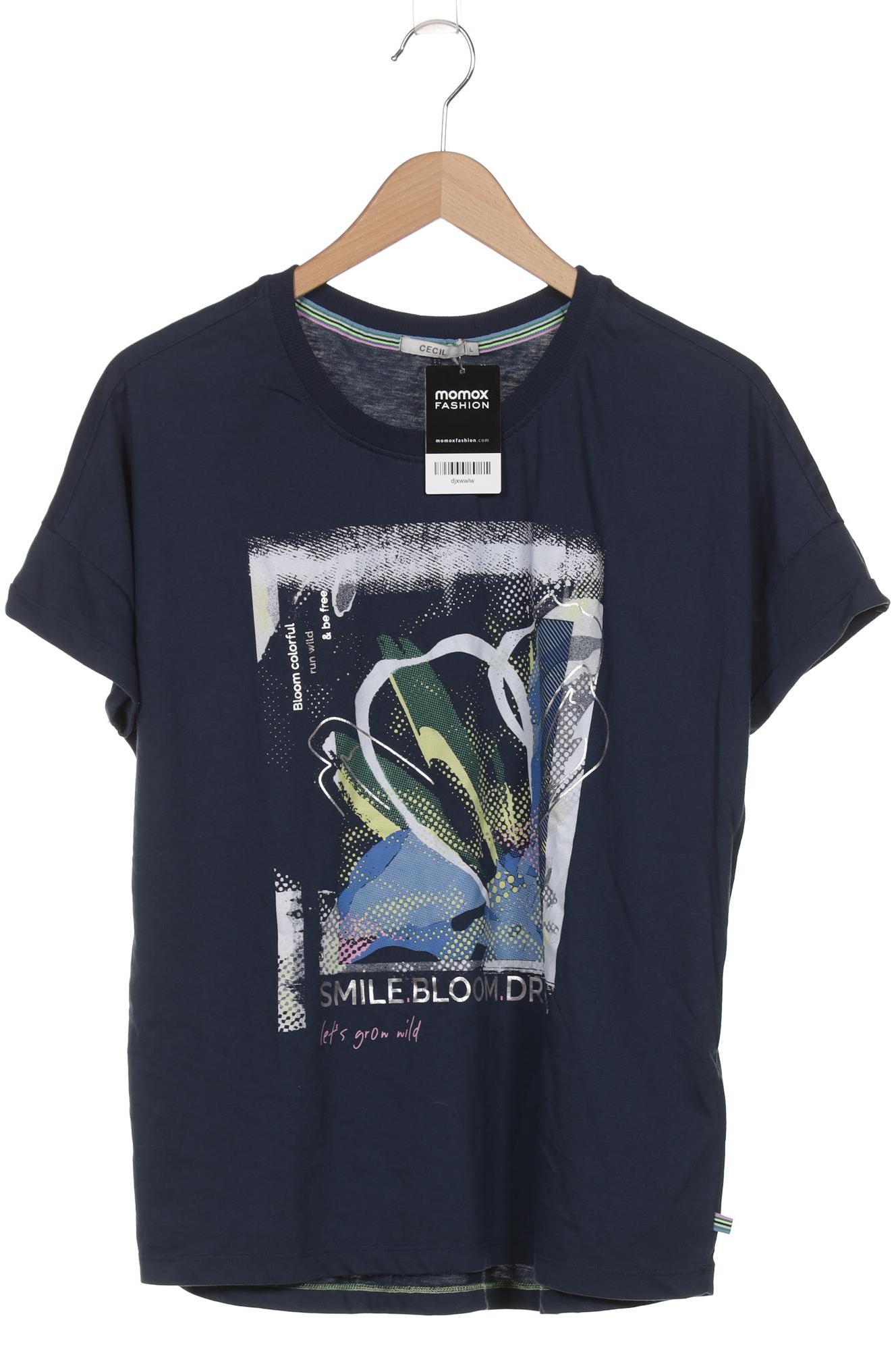 

Cecil Damen T-Shirt, marineblau, Gr. 42