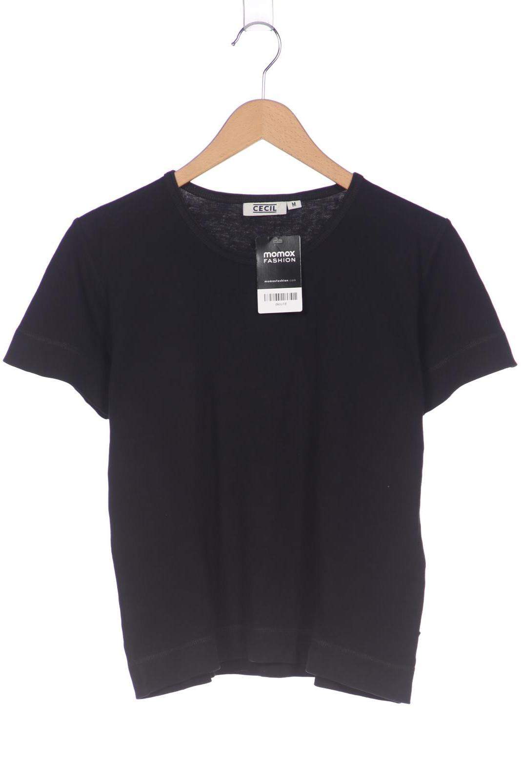 

Cecil Damen T-Shirt, schwarz, Gr. 38