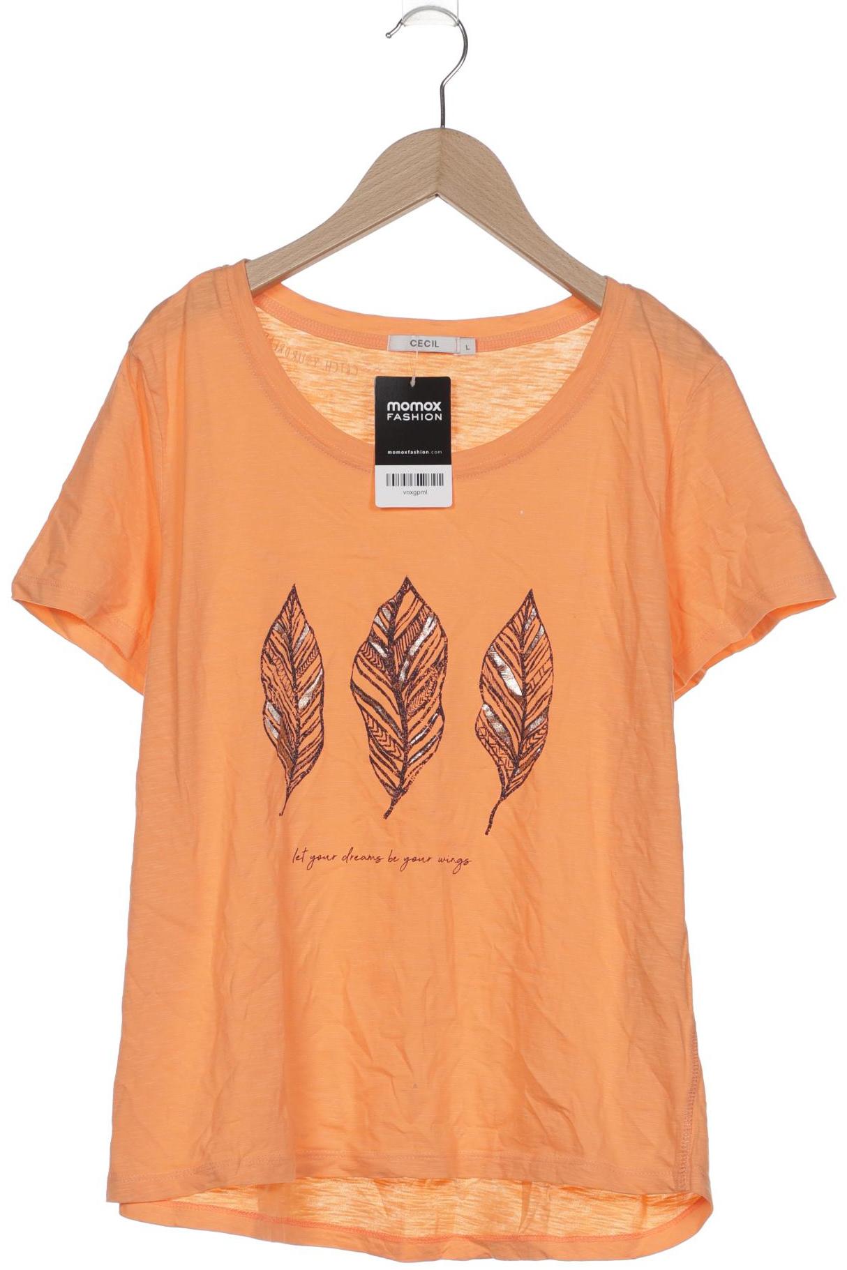 

Cecil Damen T-Shirt, orange, Gr. 42