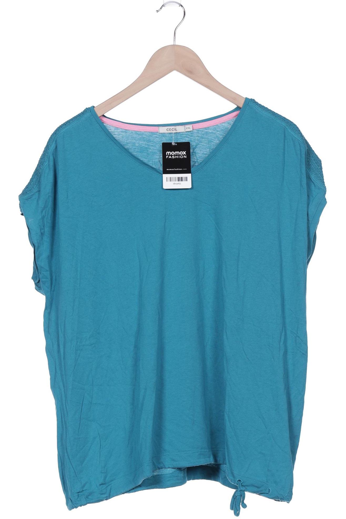 

Cecil Damen T-Shirt, blau, Gr. 46