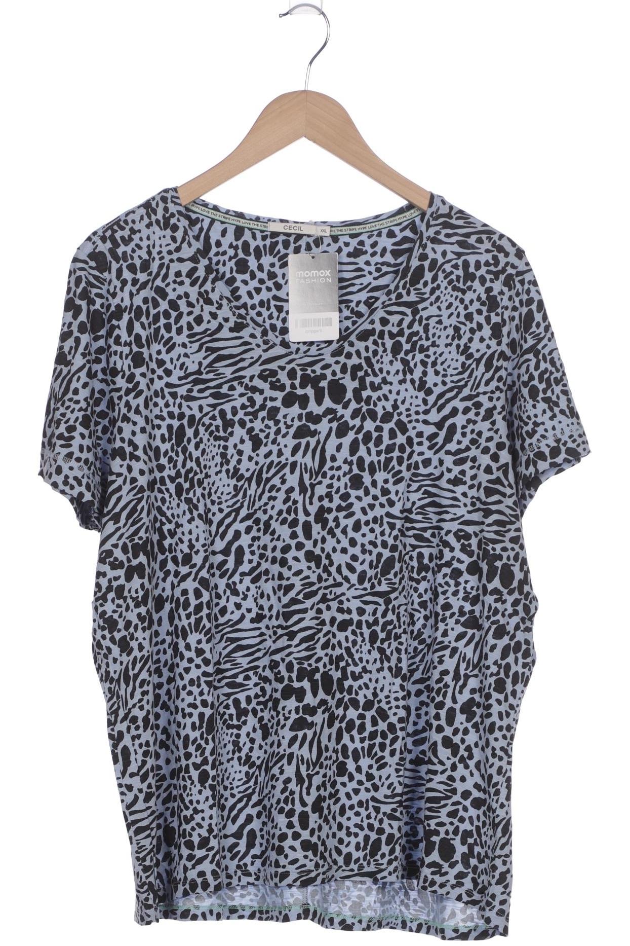 

Cecil Damen T-Shirt, blau, Gr. 46